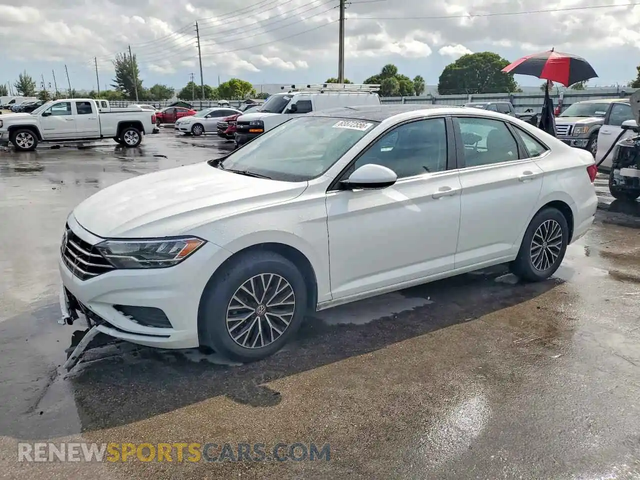 1 Photograph of a damaged car 3VWC57BU4MM065196 VOLKSWAGEN JETTA 2021