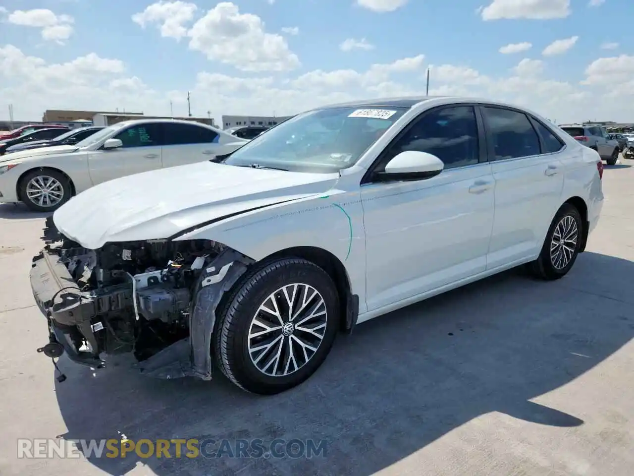 1 Photograph of a damaged car 3VWC57BU4MM082564 VOLKSWAGEN JETTA 2021