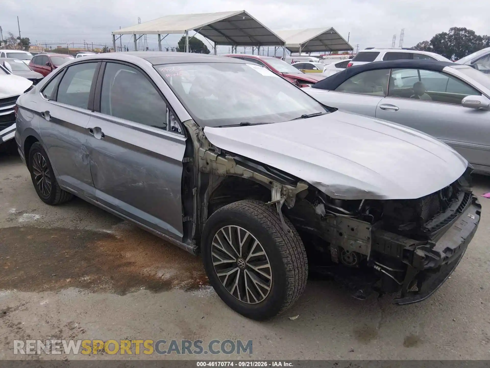 1 Фотография поврежденного автомобиля 3VWC57BU4MM091314 VOLKSWAGEN JETTA 2021