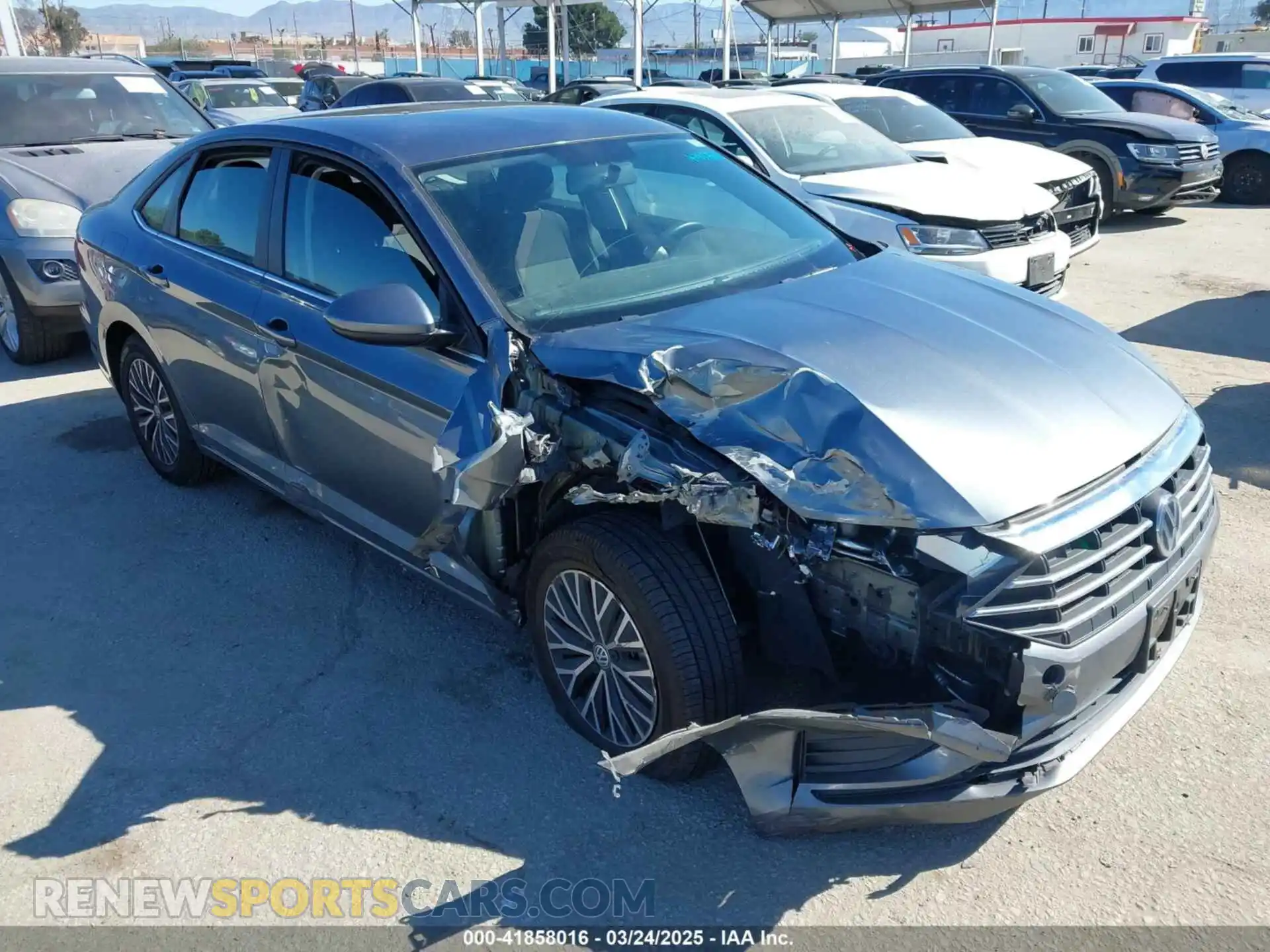 1 Photograph of a damaged car 3VWC57BU4MM104501 VOLKSWAGEN JETTA 2021