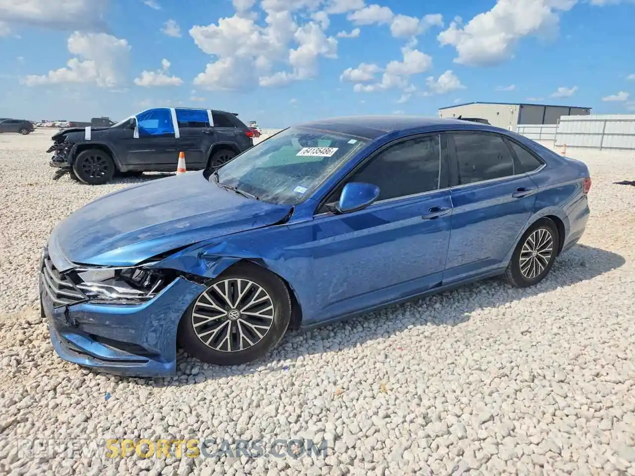 1 Photograph of a damaged car 3VWC57BU5MM007677 VOLKSWAGEN JETTA 2021