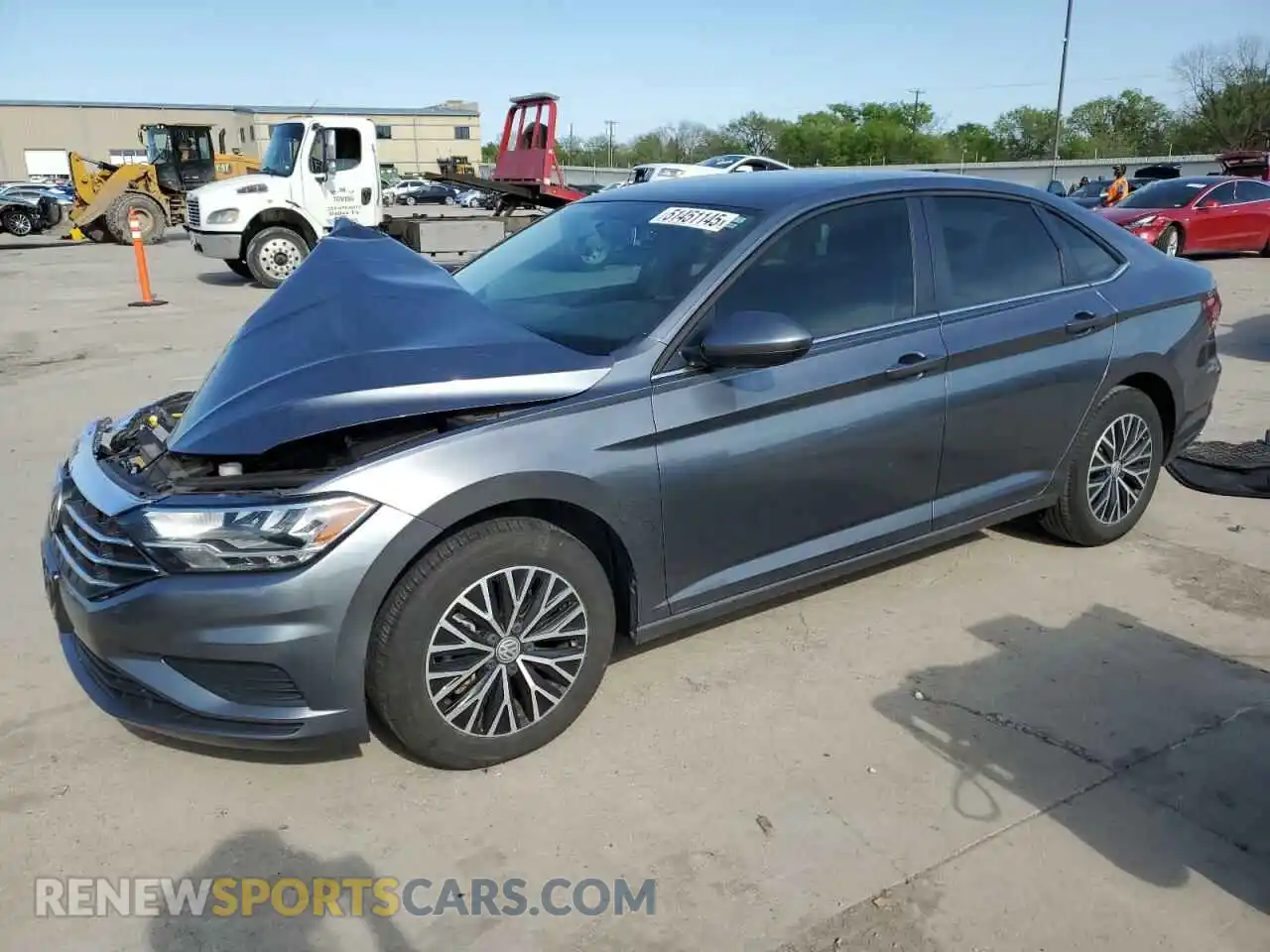 1 Photograph of a damaged car 3VWC57BU5MM009963 VOLKSWAGEN JETTA 2021