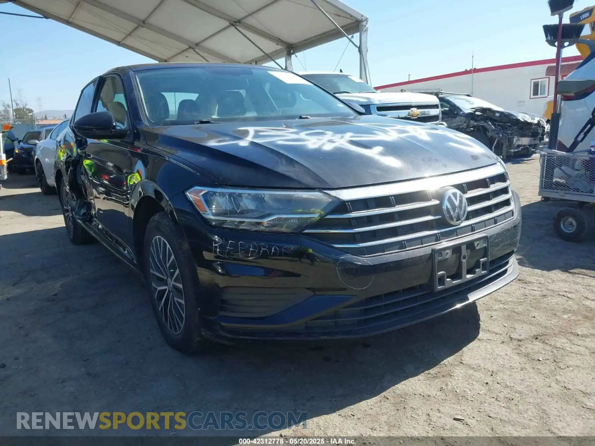 1 Photograph of a damaged car 3VWC57BU5MM021045 VOLKSWAGEN JETTA 2021