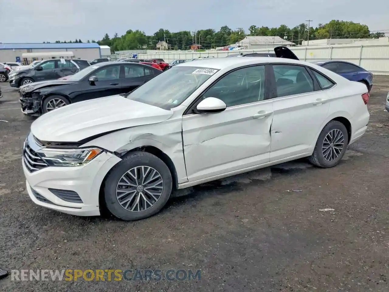 1 Photograph of a damaged car 3VWC57BU5MM021398 VOLKSWAGEN JETTA 2021