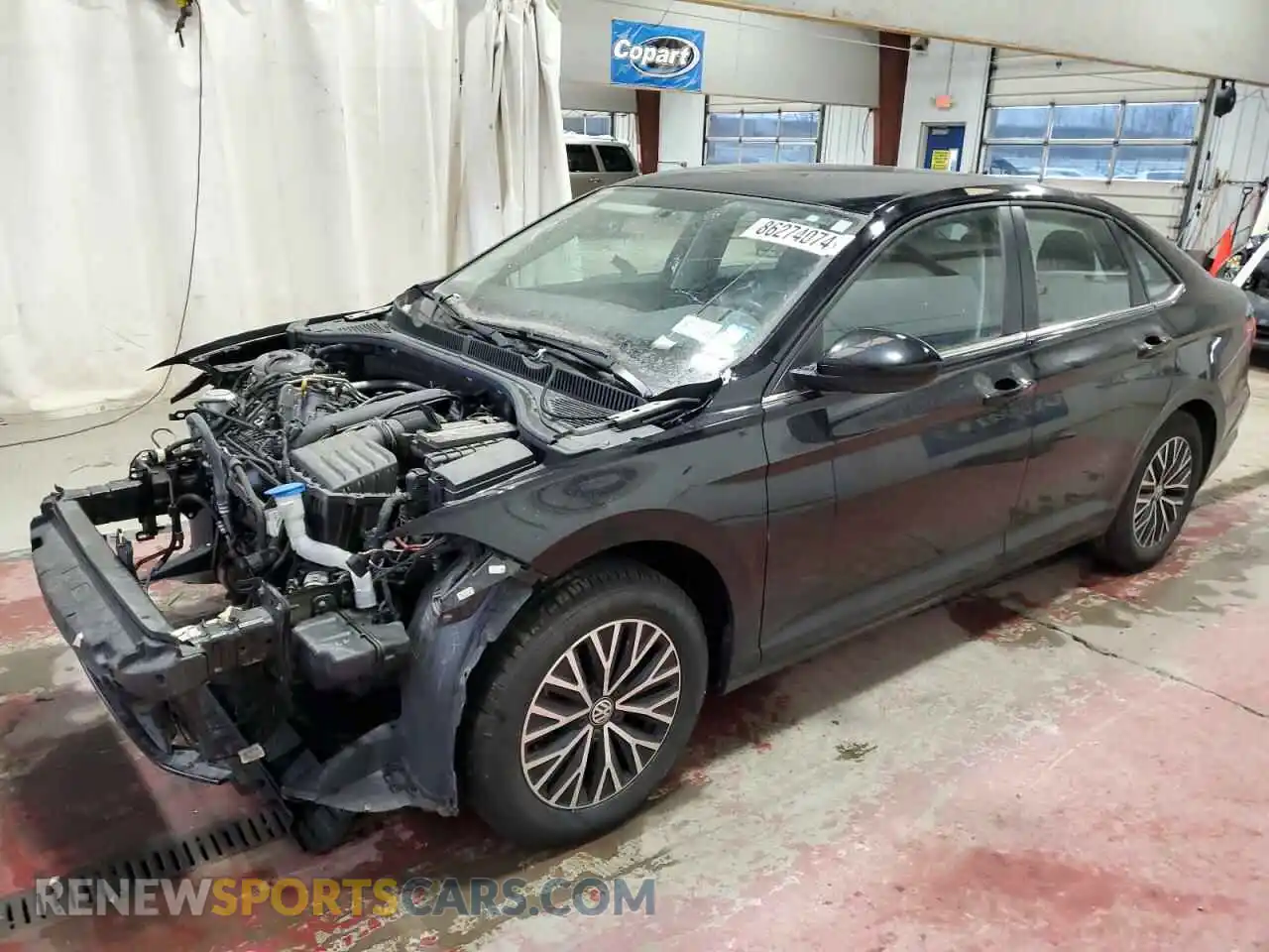 1 Photograph of a damaged car 3VWC57BU5MM026262 VOLKSWAGEN JETTA 2021