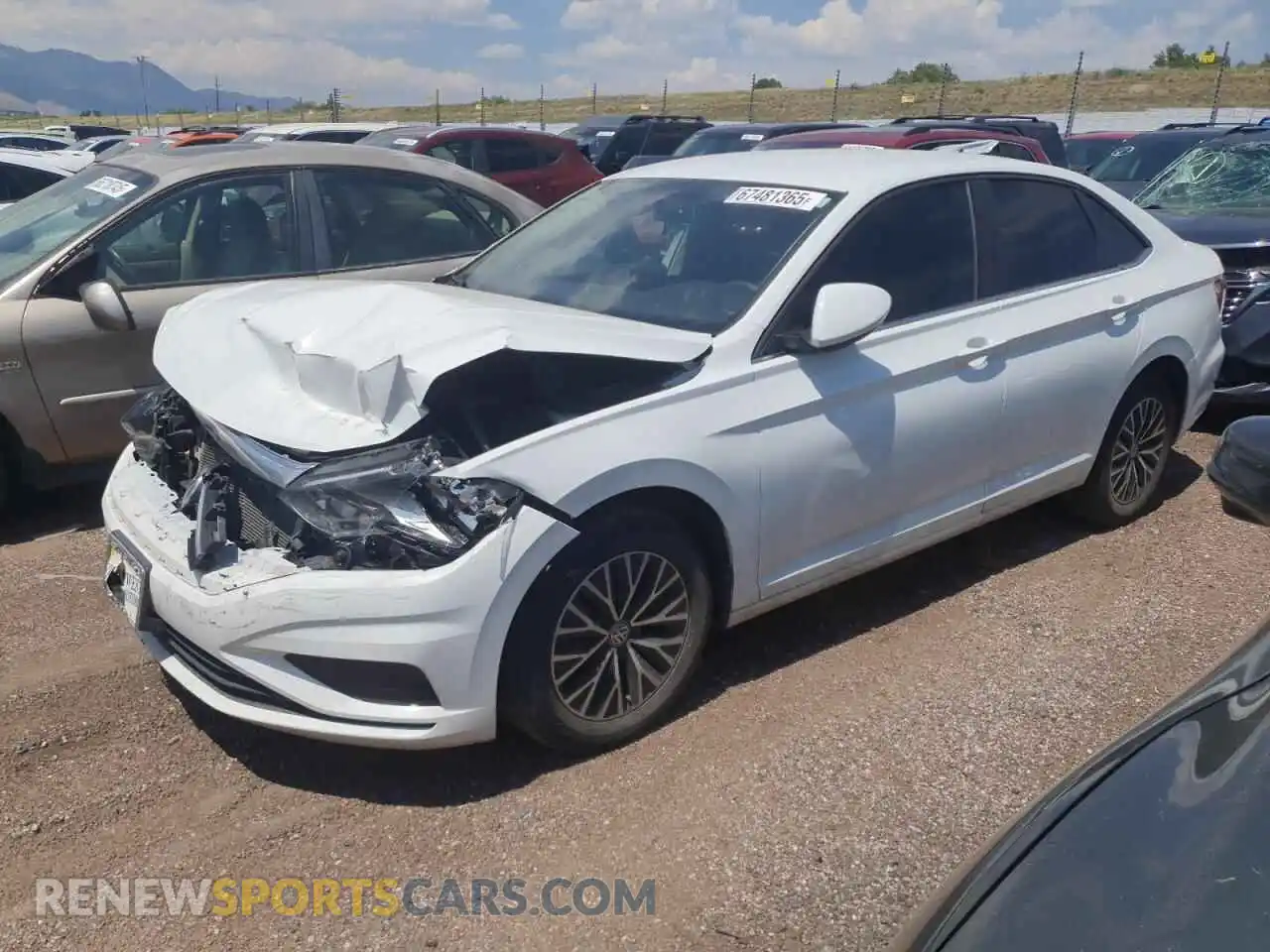 1 Photograph of a damaged car 3VWC57BU5MM028223 VOLKSWAGEN JETTA 2021