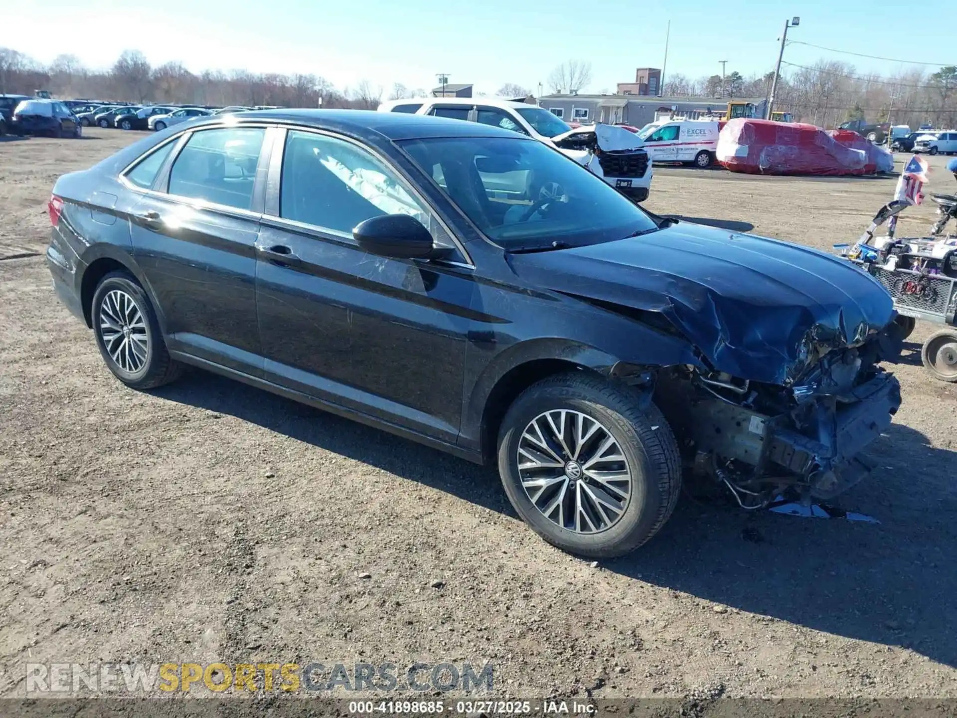 1 Photograph of a damaged car 3VWC57BU5MM032174 VOLKSWAGEN JETTA 2021