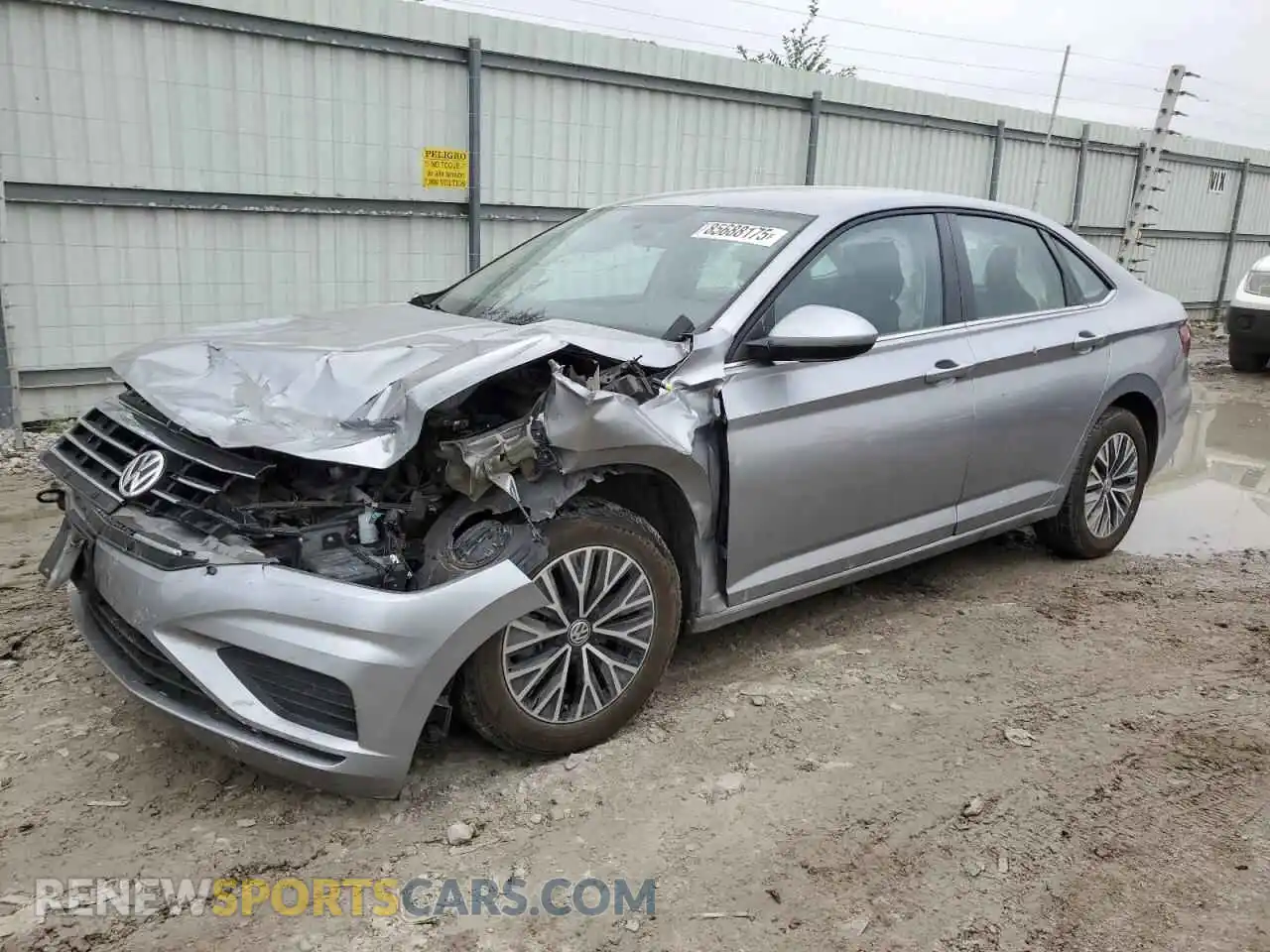 1 Photograph of a damaged car 3VWC57BU5MM037553 VOLKSWAGEN JETTA 2021