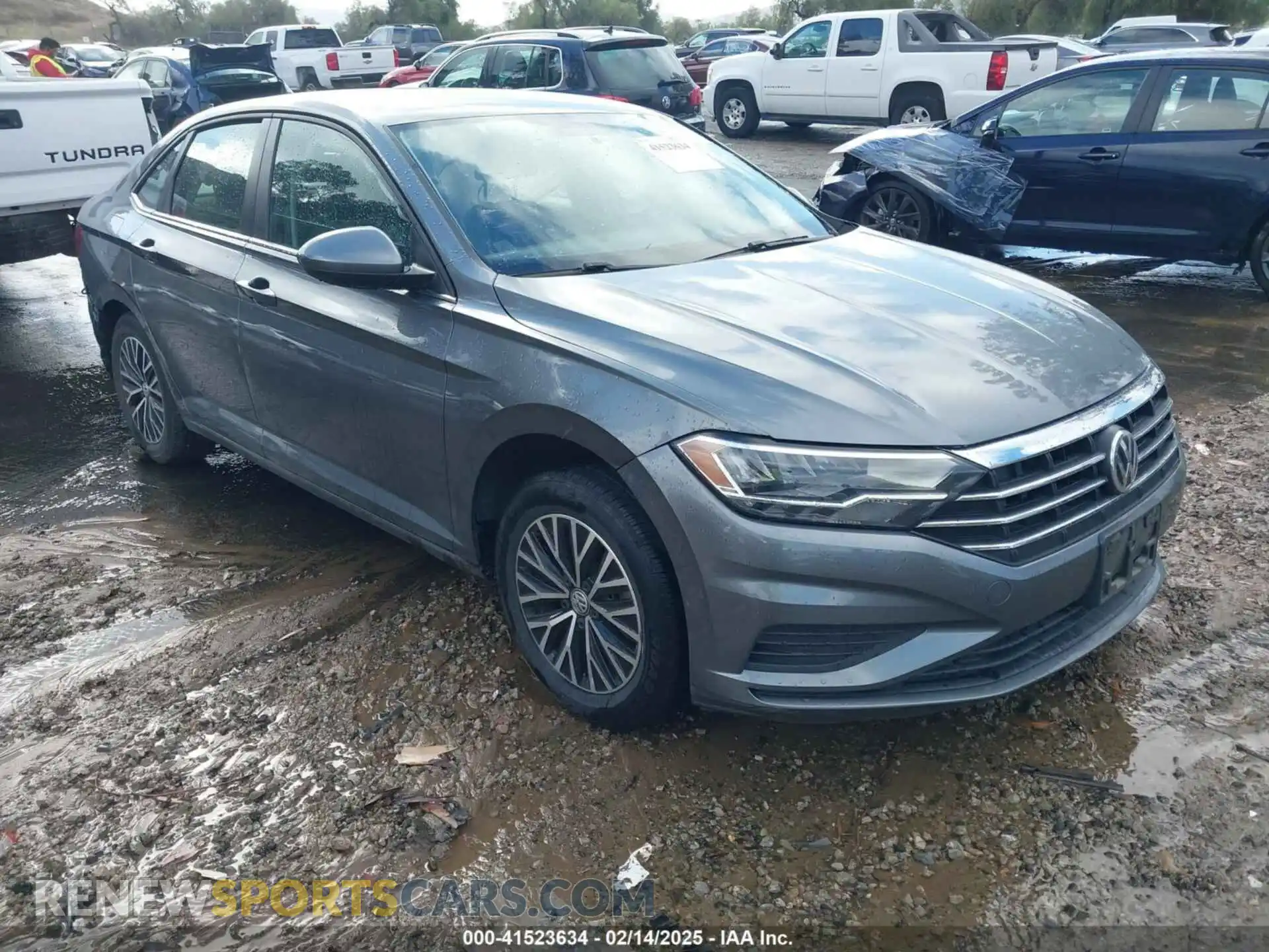 1 Photograph of a damaged car 3VWC57BU5MM050691 VOLKSWAGEN JETTA 2021