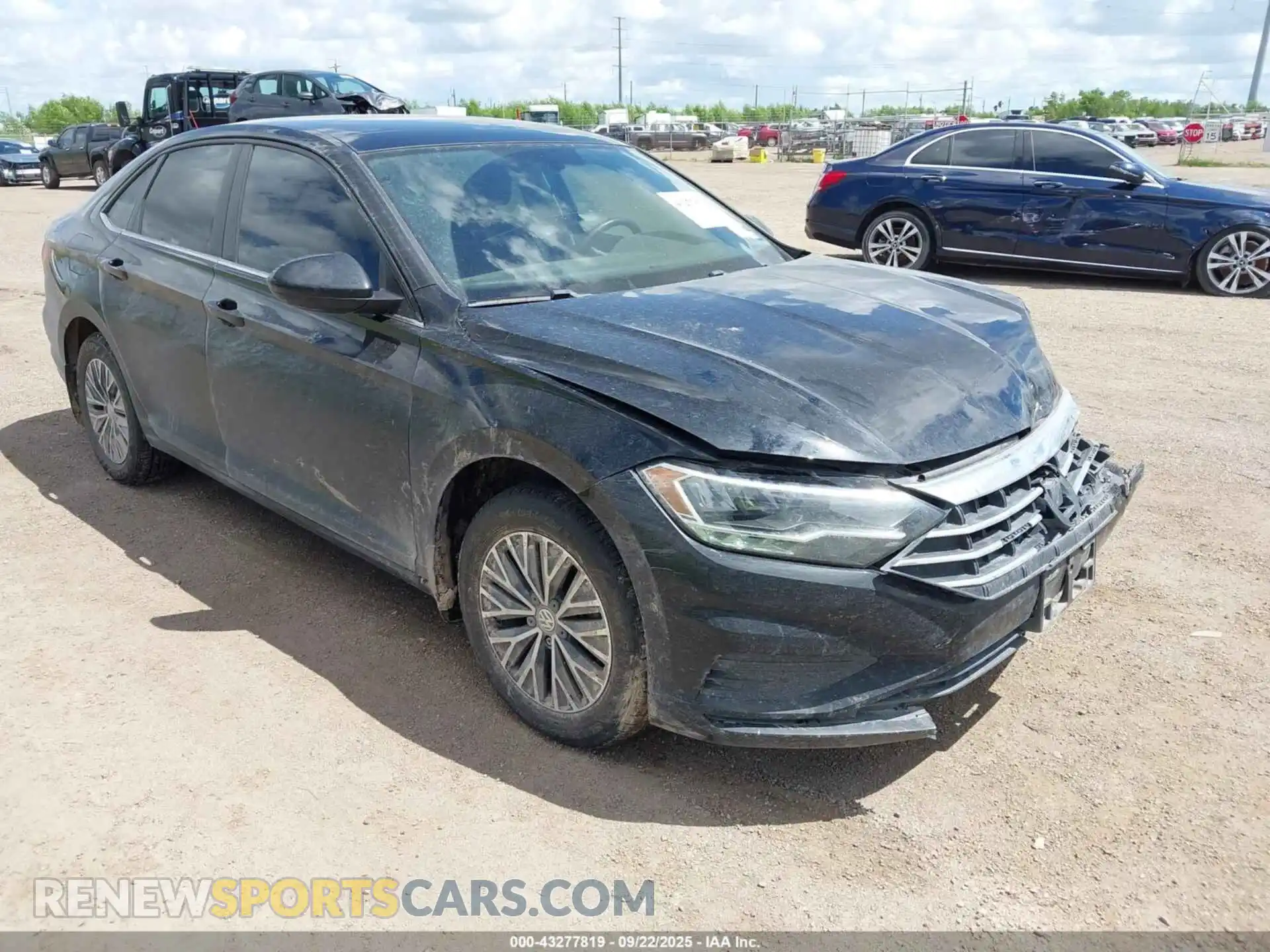 1 Photograph of a damaged car 3VWC57BU5MM080354 VOLKSWAGEN JETTA 2021