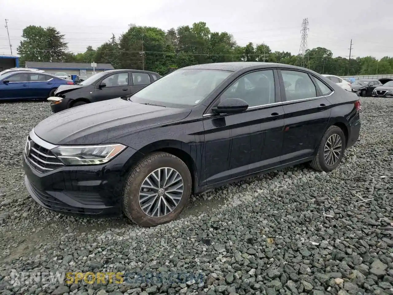1 Photograph of a damaged car 3VWC57BU5MM080600 VOLKSWAGEN JETTA 2021