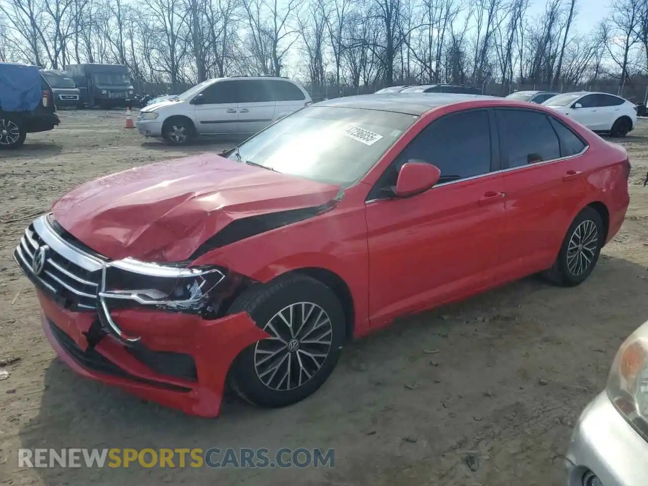 1 Photograph of a damaged car 3VWC57BU5MM089250 VOLKSWAGEN JETTA 2021