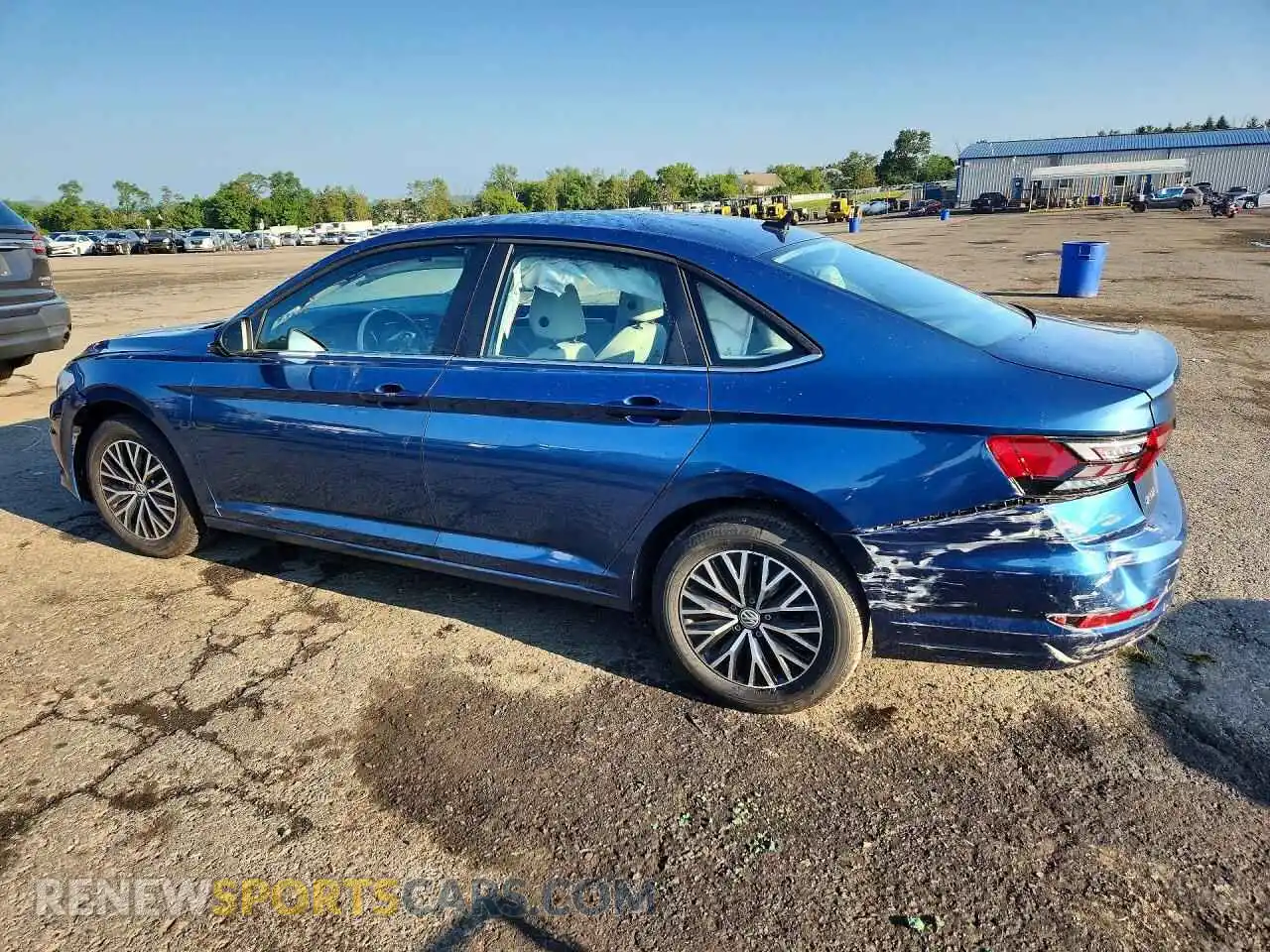 2 fotografías del automóvil dañado 3VWC57BU5MM090401 VOLKSWAGEN JETTA 2021