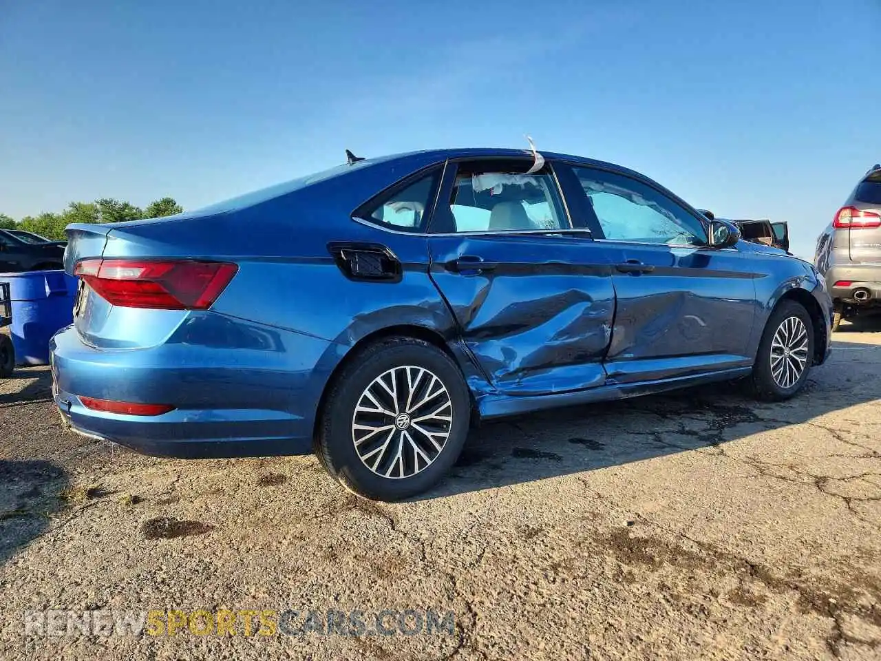 3 fotografías del automóvil dañado 3VWC57BU5MM090401 VOLKSWAGEN JETTA 2021