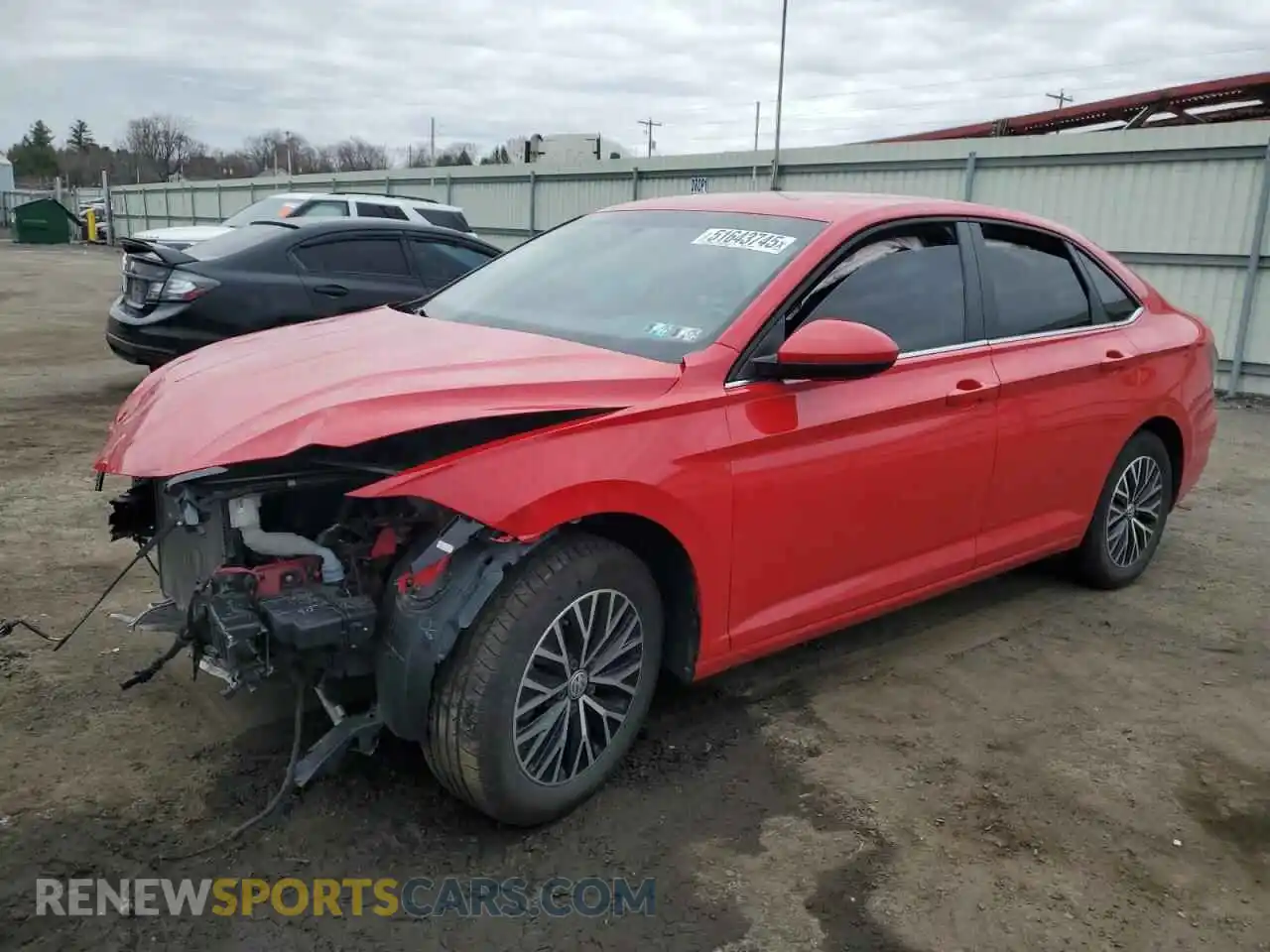 1 Photograph of a damaged car 3VWC57BU5MM102160 VOLKSWAGEN JETTA 2021