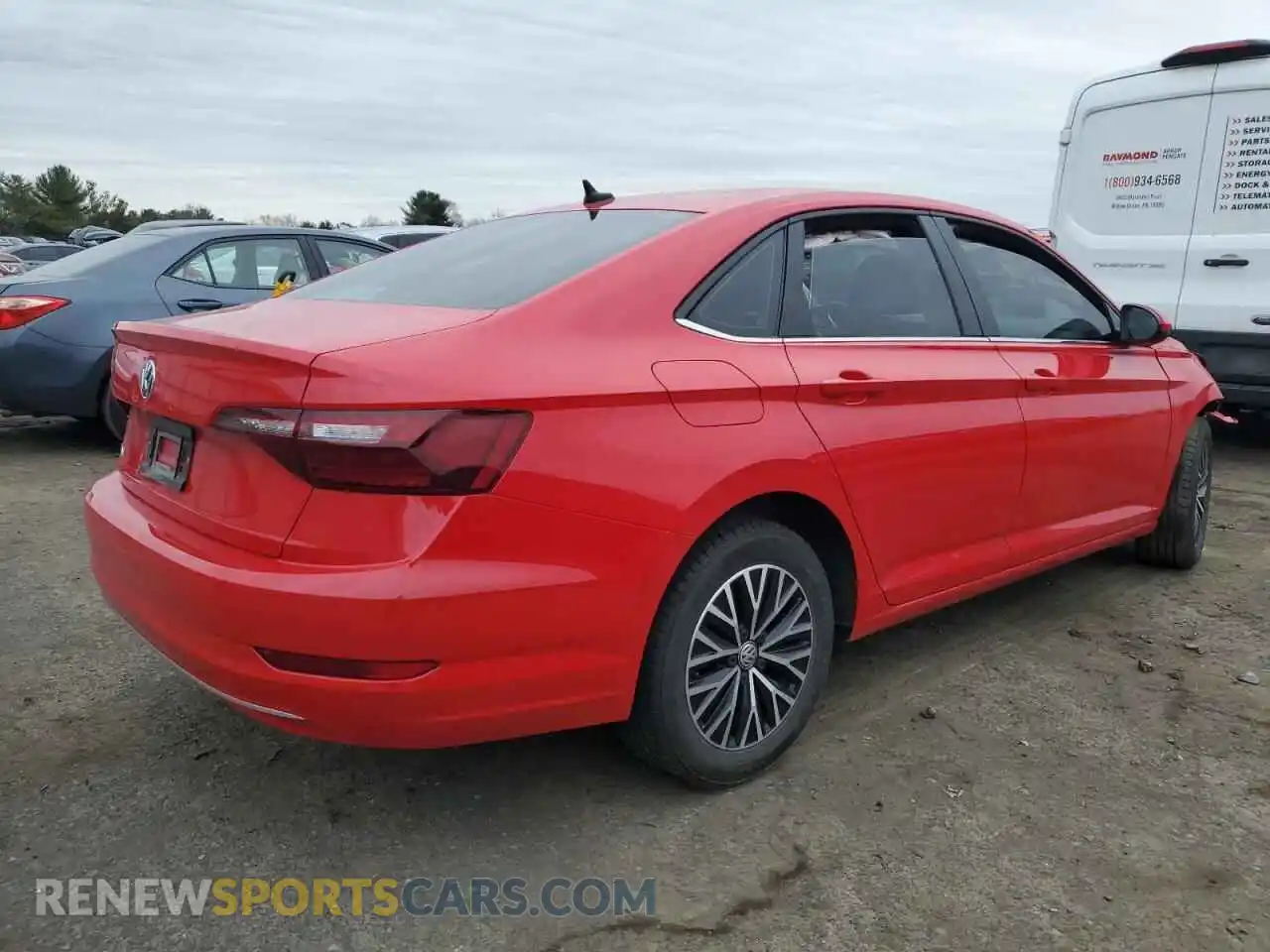 3 Photograph of a damaged car 3VWC57BU5MM102160 VOLKSWAGEN JETTA 2021