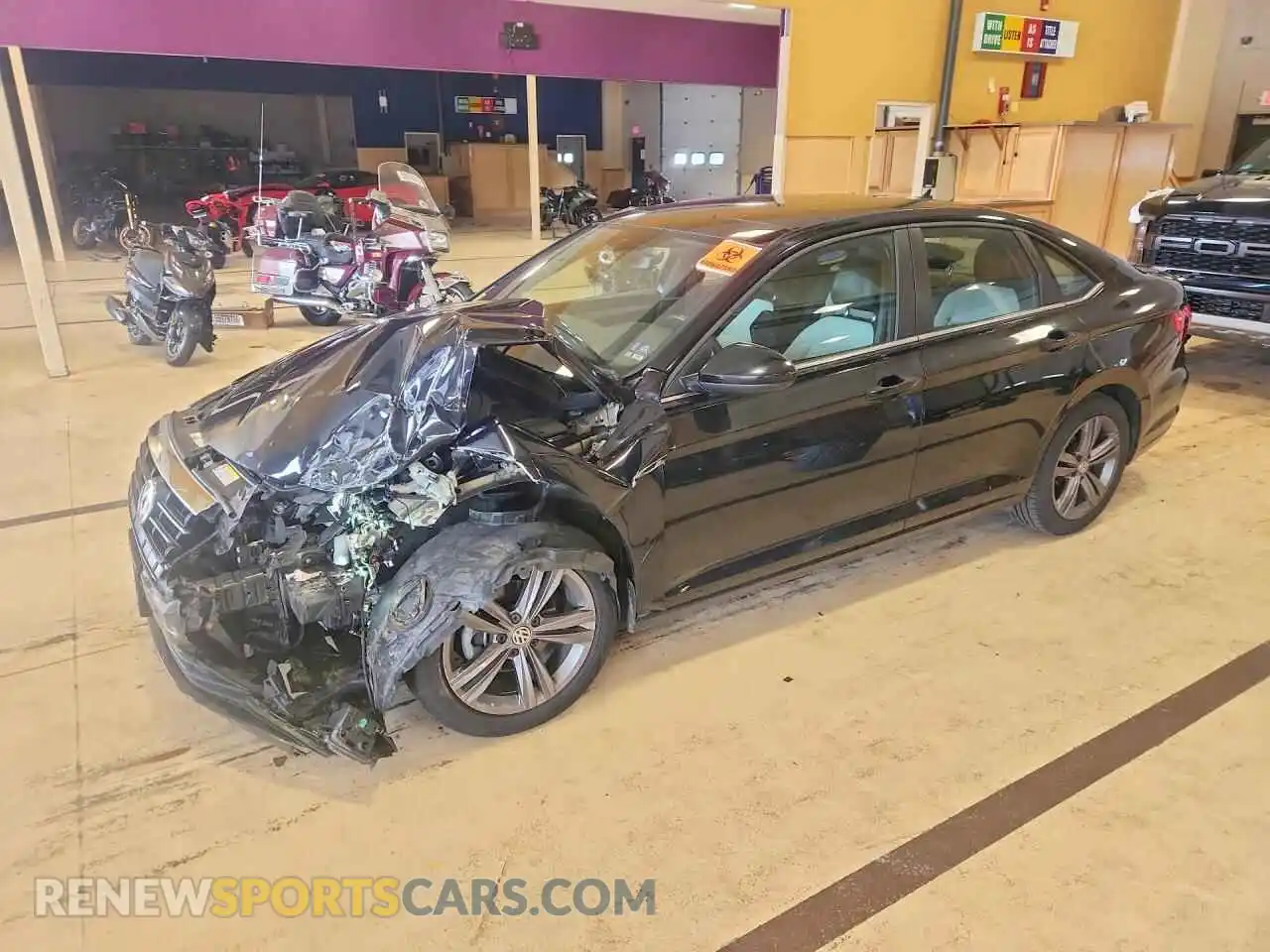 1 Photograph of a damaged car 3VWC57BU6MM006070 VOLKSWAGEN JETTA 2021