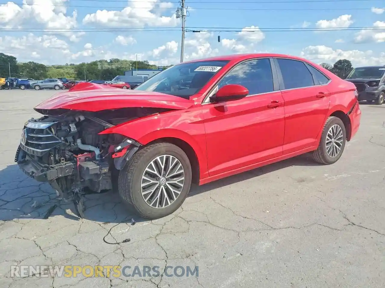 1 Photograph of a damaged car 3VWC57BU6MM014704 VOLKSWAGEN JETTA 2021
