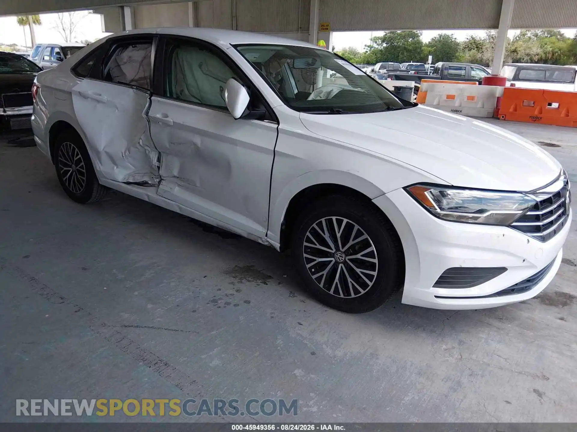 1 Photograph of a damaged car 3VWC57BU6MM022883 VOLKSWAGEN JETTA 2021