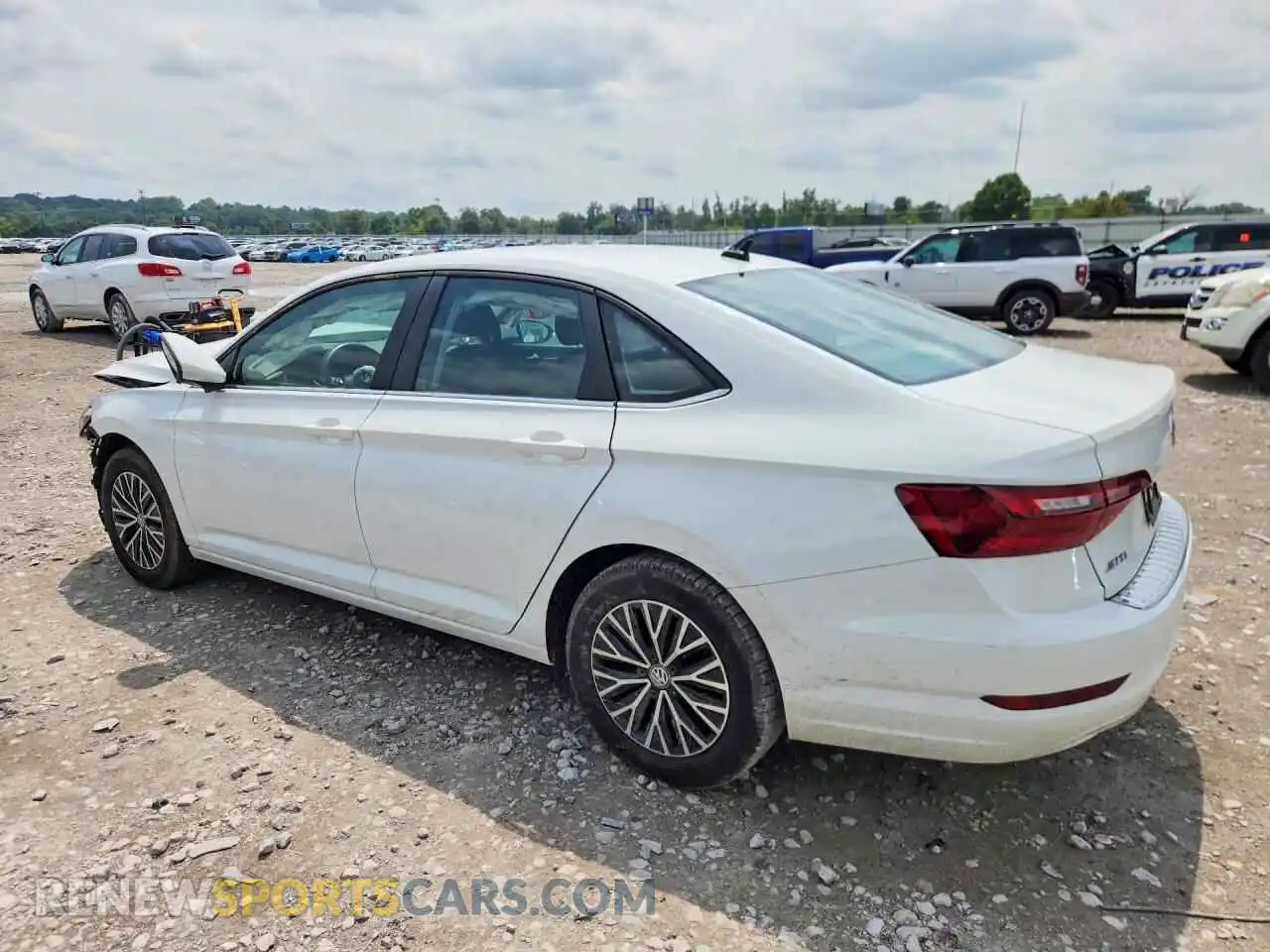 2 fotografías del automóvil dañado 3VWC57BU6MM030272 VOLKSWAGEN JETTA 2021
