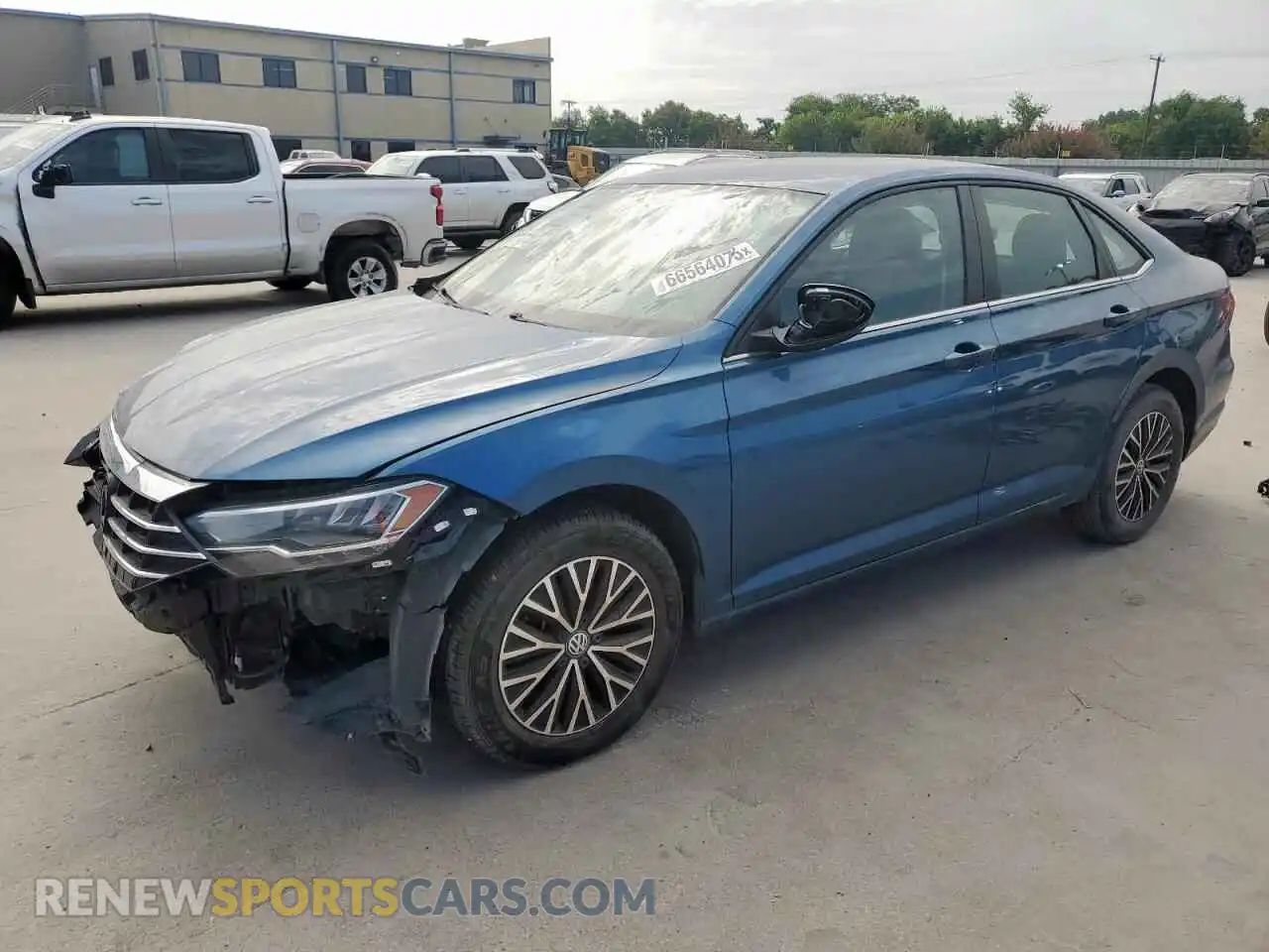 1 Photograph of a damaged car 3VWC57BU6MM034953 VOLKSWAGEN JETTA 2021
