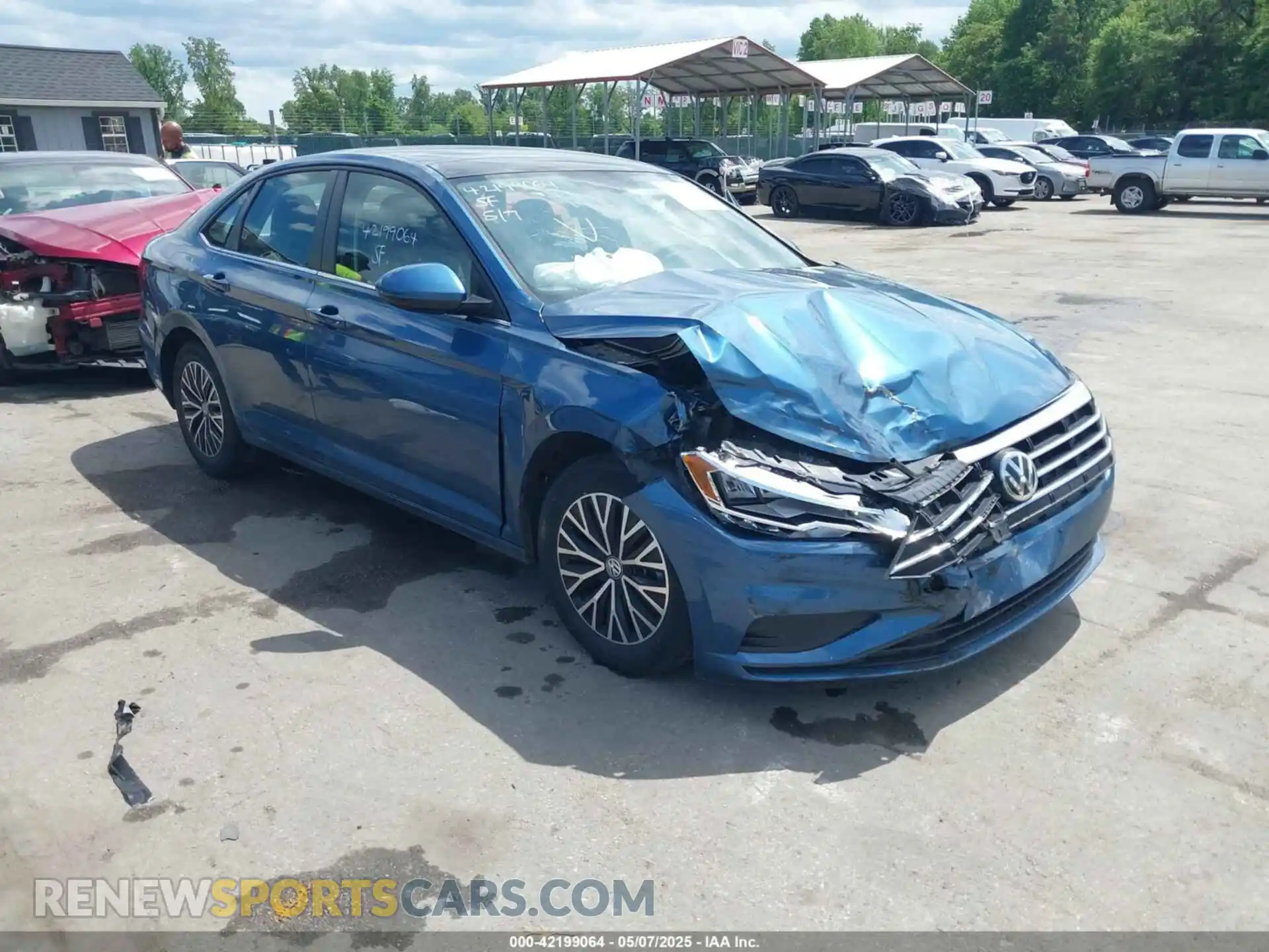 1 Photograph of a damaged car 3VWC57BU6MM046066 VOLKSWAGEN JETTA 2021