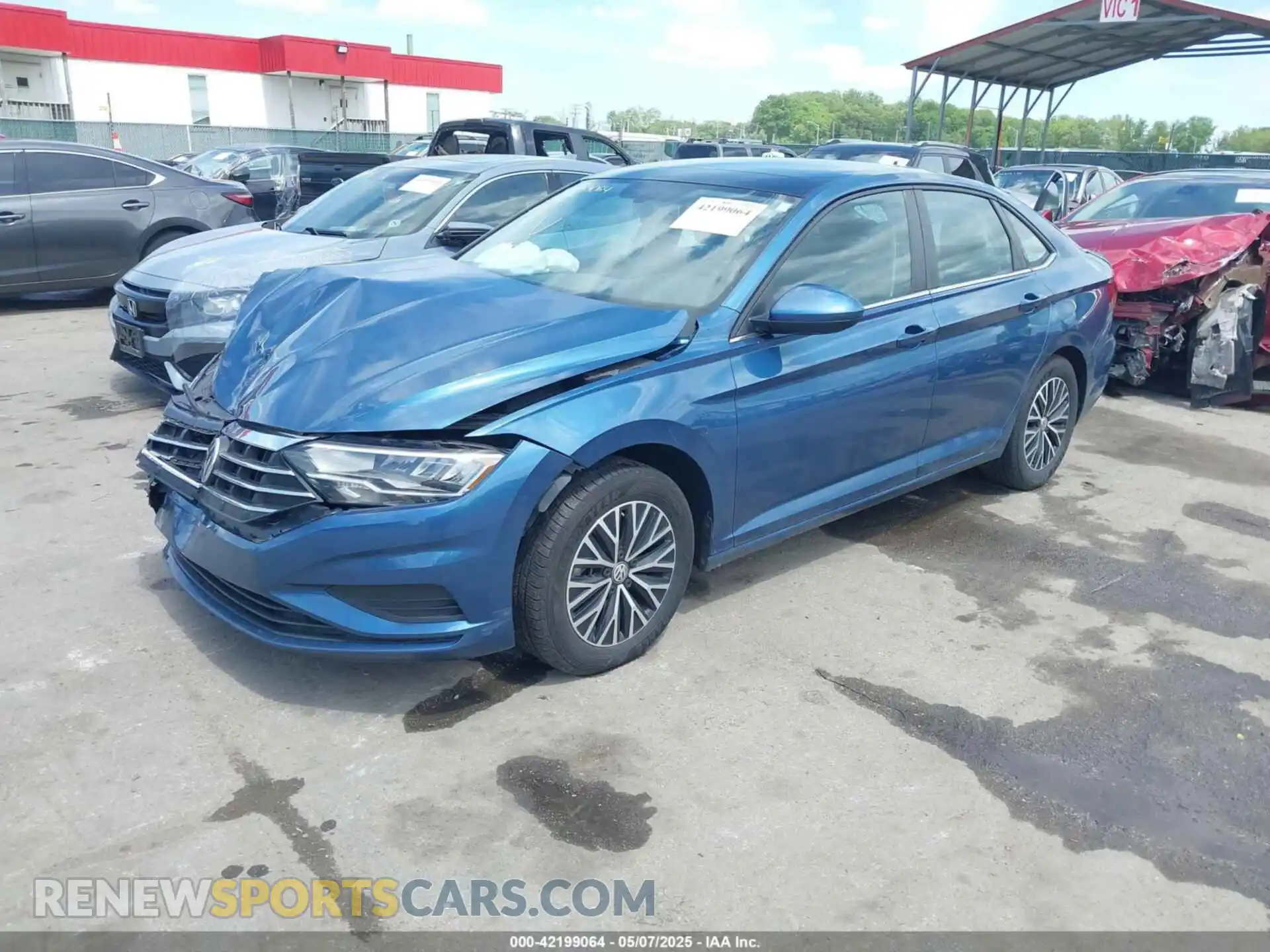 2 Photograph of a damaged car 3VWC57BU6MM046066 VOLKSWAGEN JETTA 2021