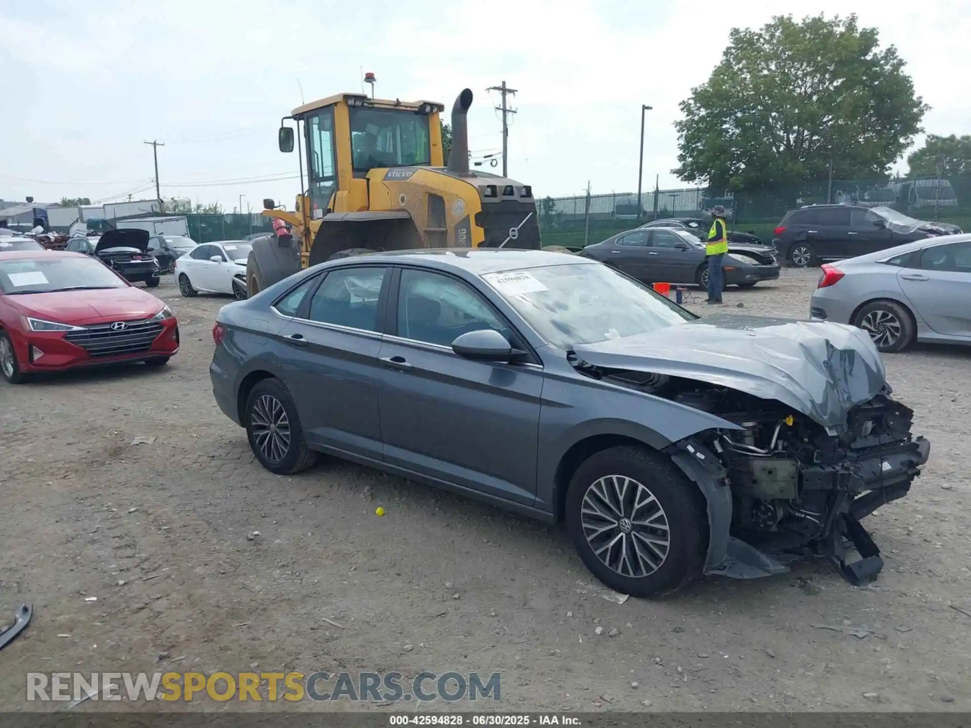 1 Photograph of a damaged car 3VWC57BU6MM049131 VOLKSWAGEN JETTA 2021
