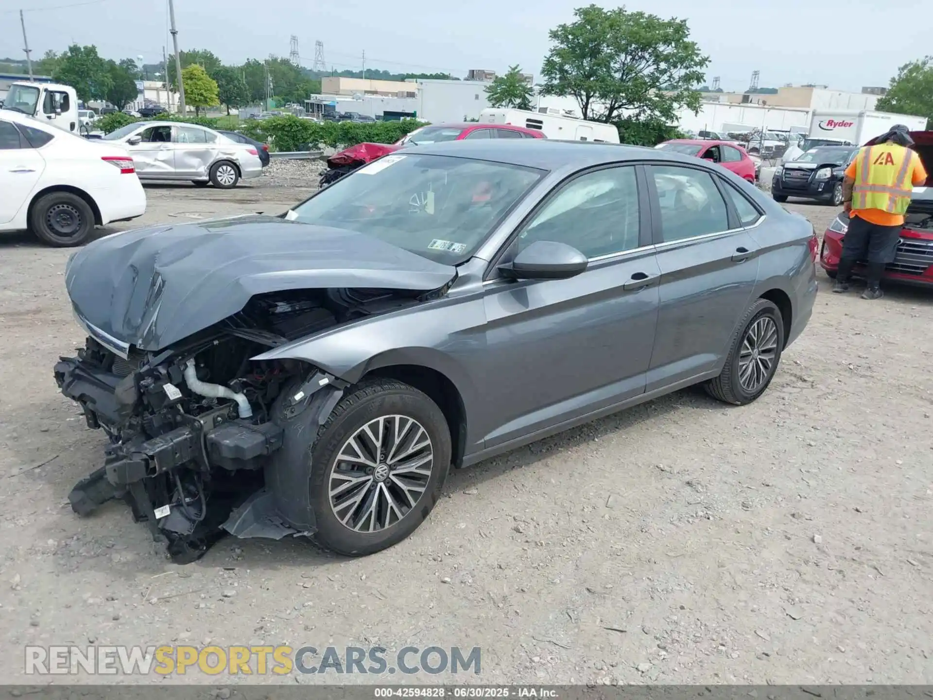 2 Photograph of a damaged car 3VWC57BU6MM049131 VOLKSWAGEN JETTA 2021
