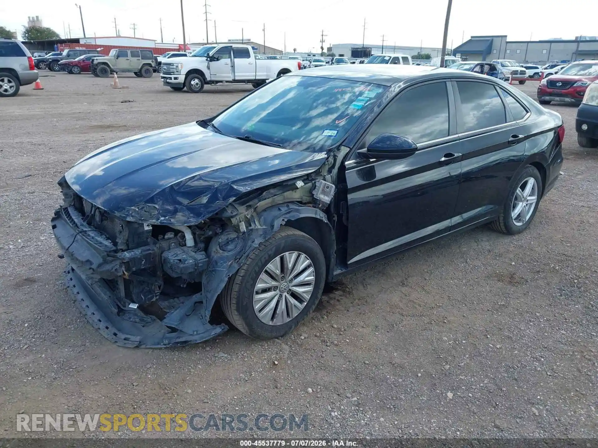 2 fotografías del automóvil dañado 3VWC57BU6MM049596 VOLKSWAGEN JETTA 2021