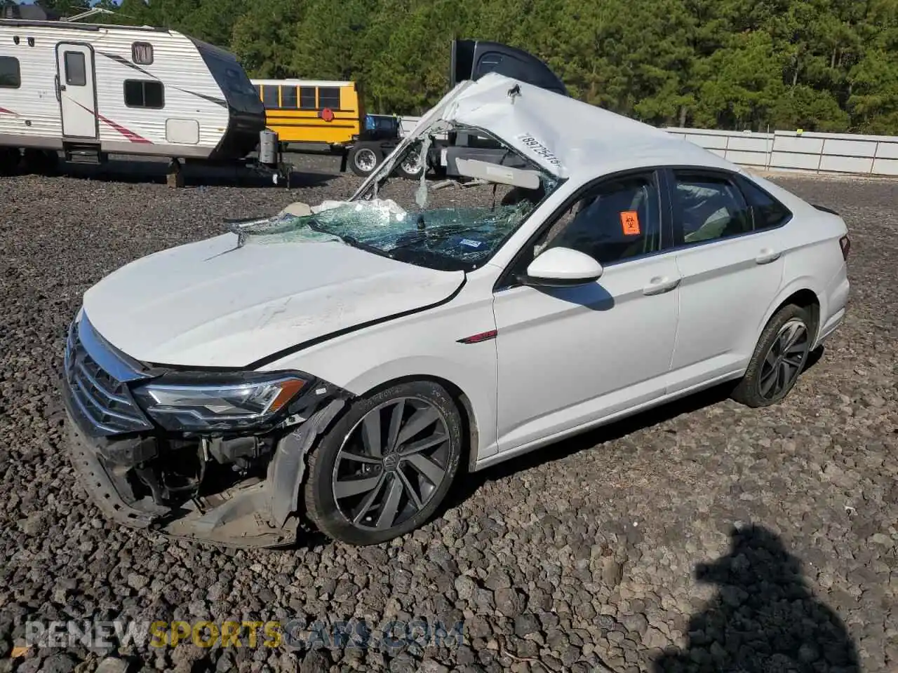 1 Photograph of a damaged car 3VWC57BU6MM056872 VOLKSWAGEN JETTA 2021