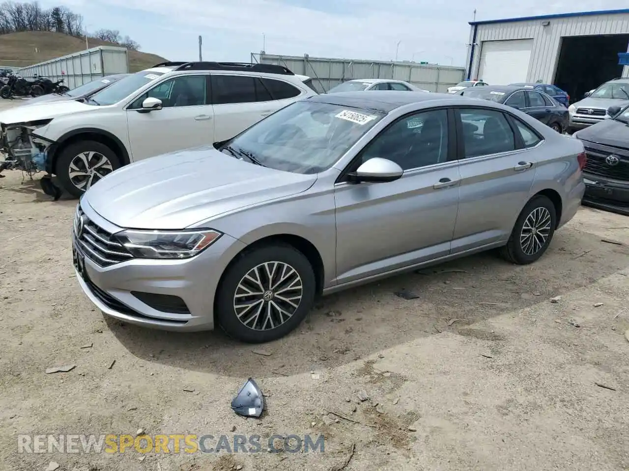 1 Photograph of a damaged car 3VWC57BU6MM057150 VOLKSWAGEN JETTA 2021