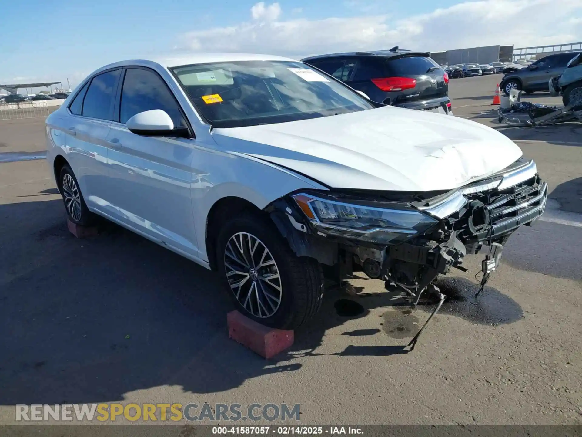 1 Photograph of a damaged car 3VWC57BU6MM080654 VOLKSWAGEN JETTA 2021
