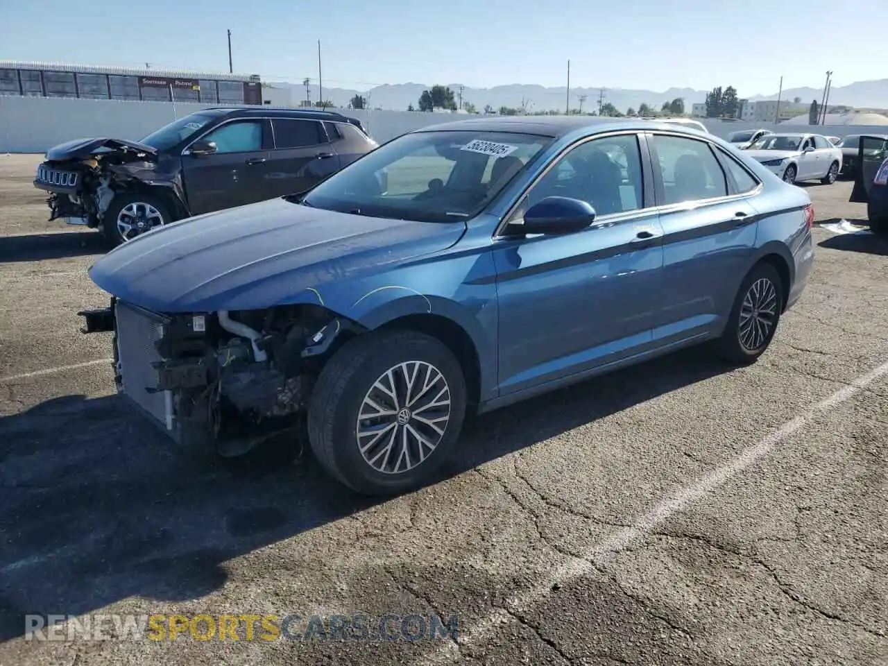 1 Photograph of a damaged car 3VWC57BU6MM091010 VOLKSWAGEN JETTA 2021