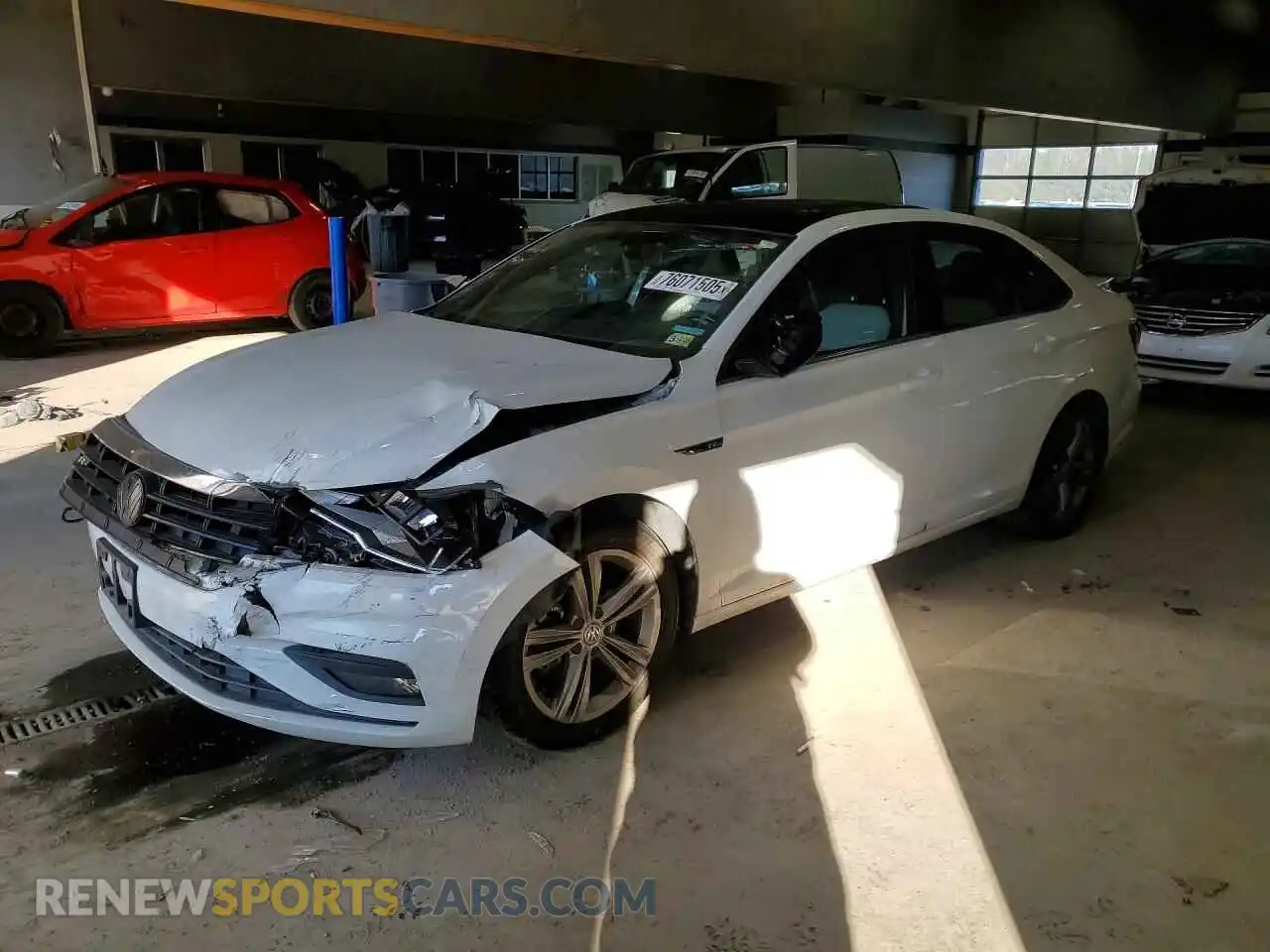 1 Photograph of a damaged car 3VWC57BU6MM095171 VOLKSWAGEN JETTA 2021