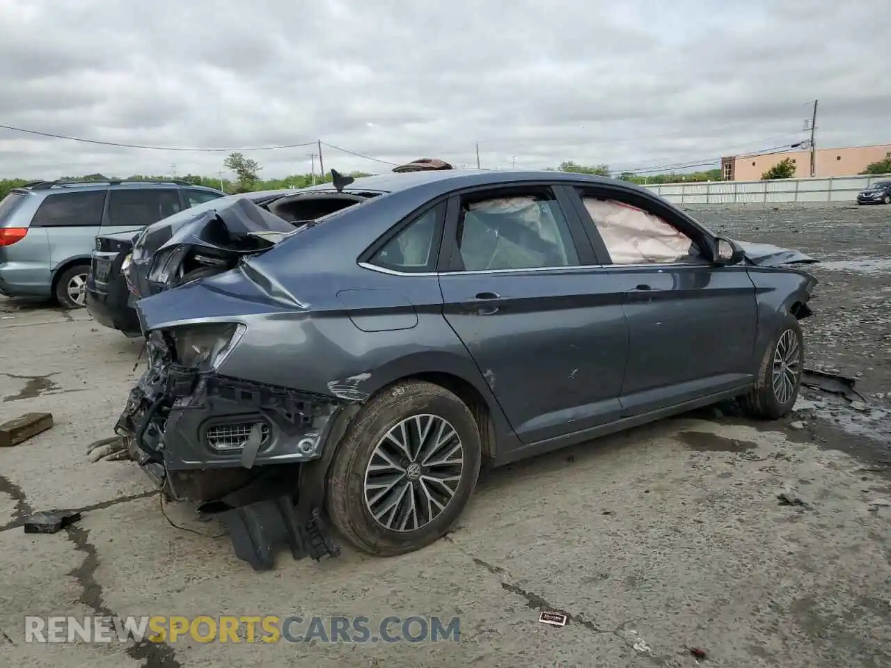 3 Фотография поврежденного автомобиля 3VWC57BU6MM100806 VOLKSWAGEN JETTA 2021