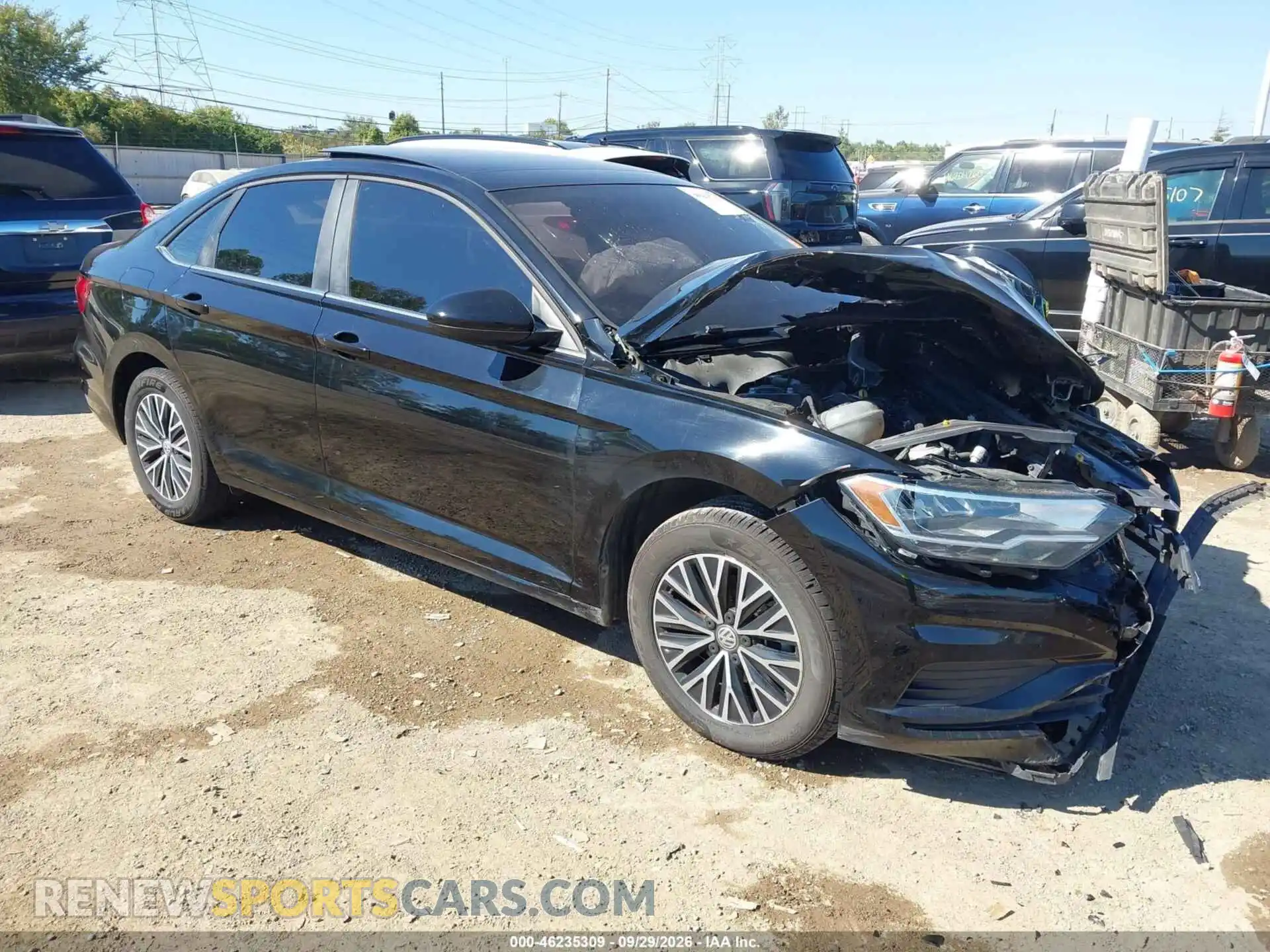 1 fotografías del automóvil dañado 3VWC57BU7MM007938 VOLKSWAGEN JETTA 2021