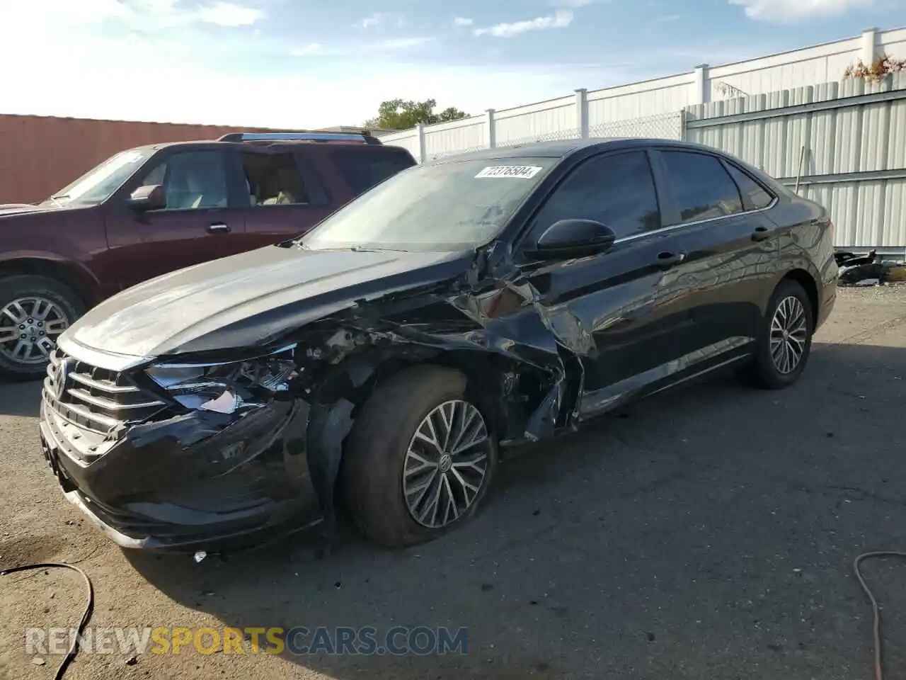 1 Photograph of a damaged car 3VWC57BU7MM008443 VOLKSWAGEN JETTA 2021