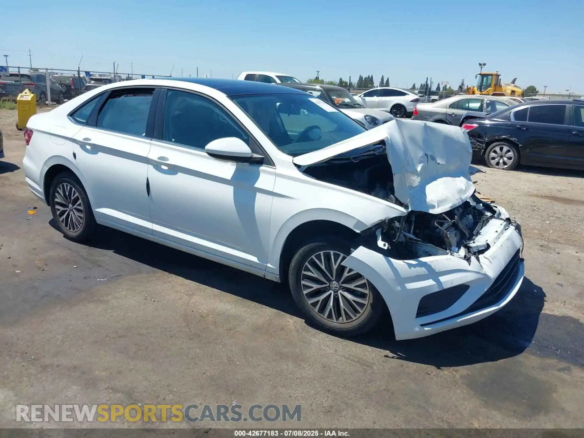 1 Фотография поврежденного автомобиля 3VWC57BU7MM008863 VOLKSWAGEN JETTA 2021