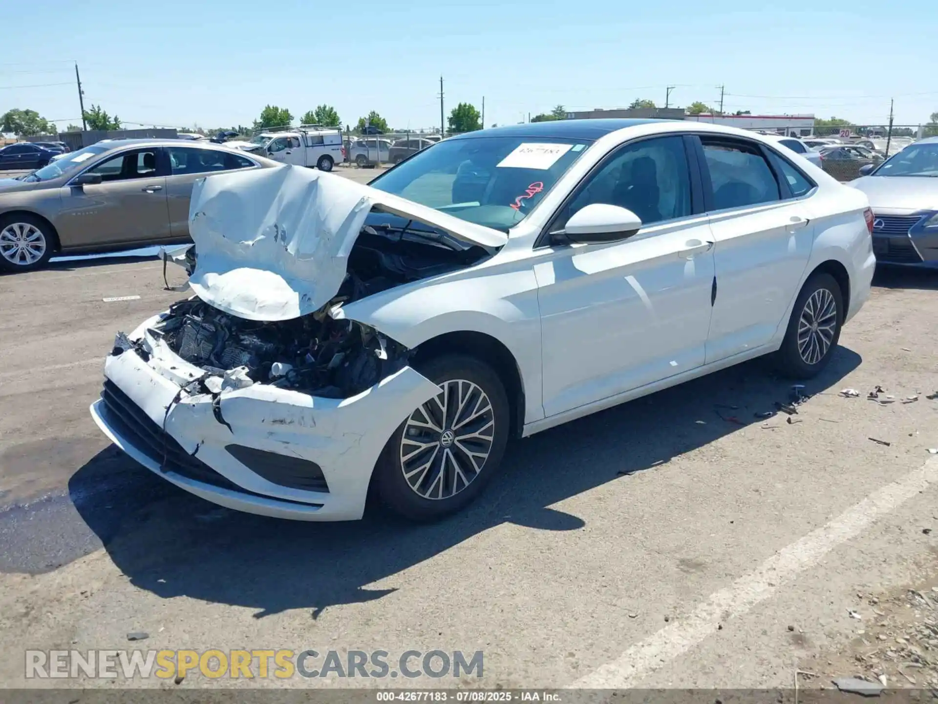 2 Фотография поврежденного автомобиля 3VWC57BU7MM008863 VOLKSWAGEN JETTA 2021