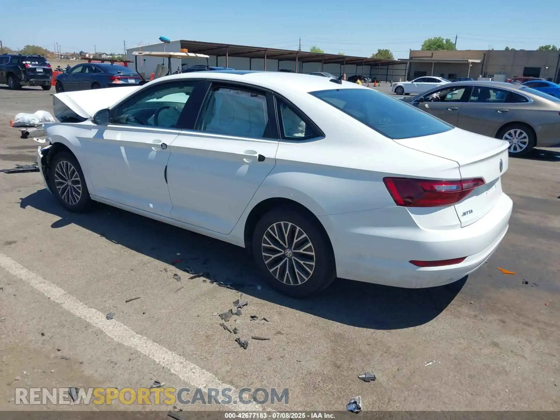 3 Фотография поврежденного автомобиля 3VWC57BU7MM008863 VOLKSWAGEN JETTA 2021