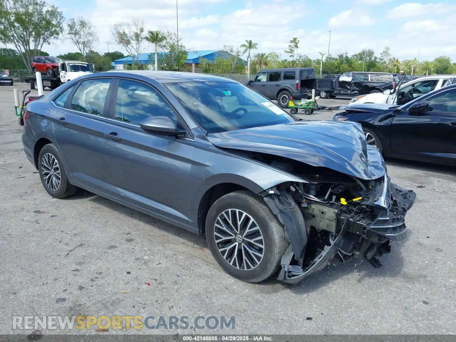 1 Photograph of a damaged car 3VWC57BU7MM013061 VOLKSWAGEN JETTA 2021