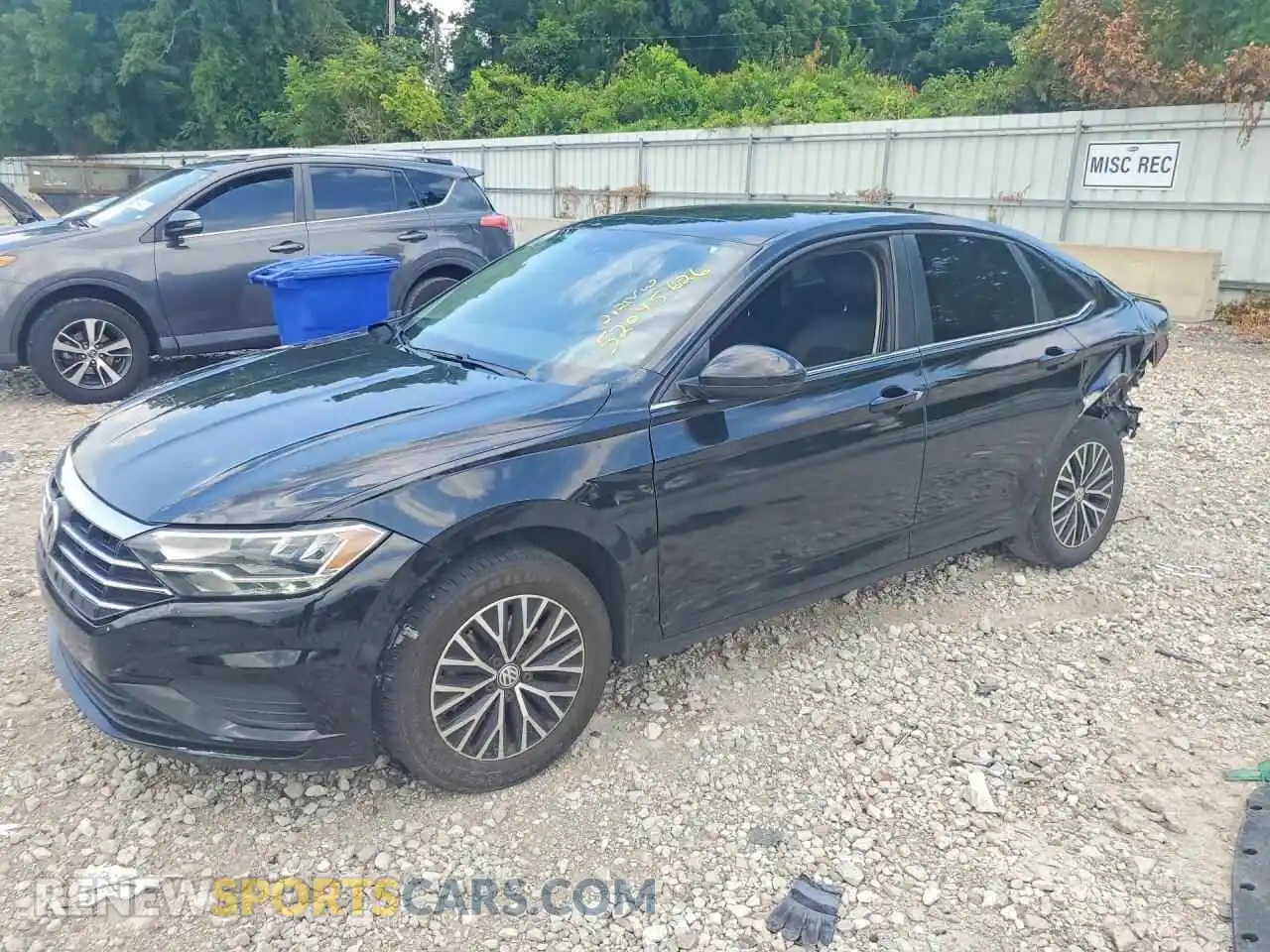 1 fotografías del automóvil dañado 3VWC57BU7MM015134 VOLKSWAGEN JETTA 2021