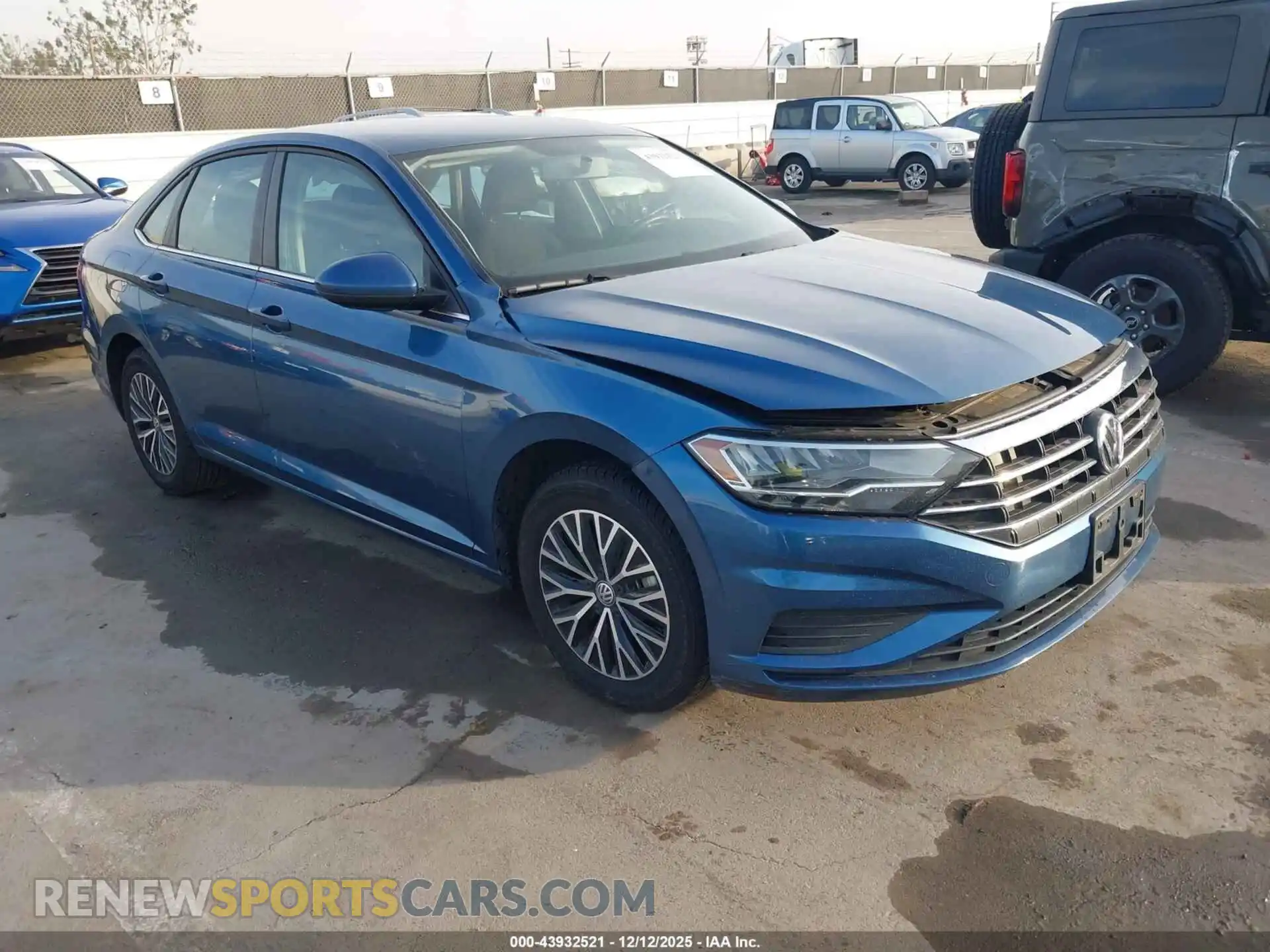 1 Photograph of a damaged car 3VWC57BU7MM021001 VOLKSWAGEN JETTA 2021