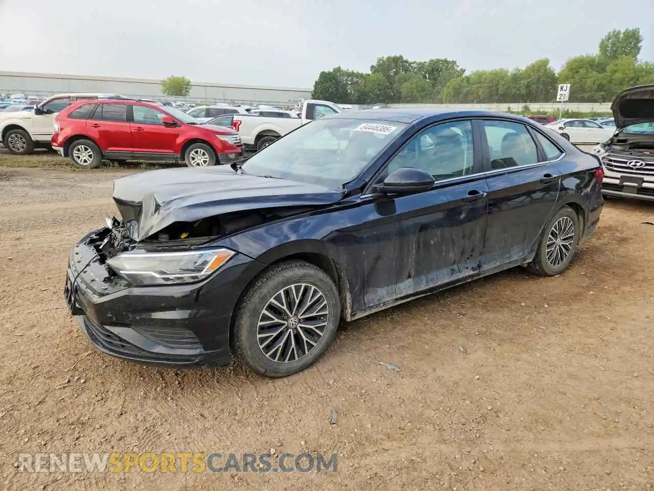 1 Фотография поврежденного автомобиля 3VWC57BU7MM022729 VOLKSWAGEN JETTA 2021
