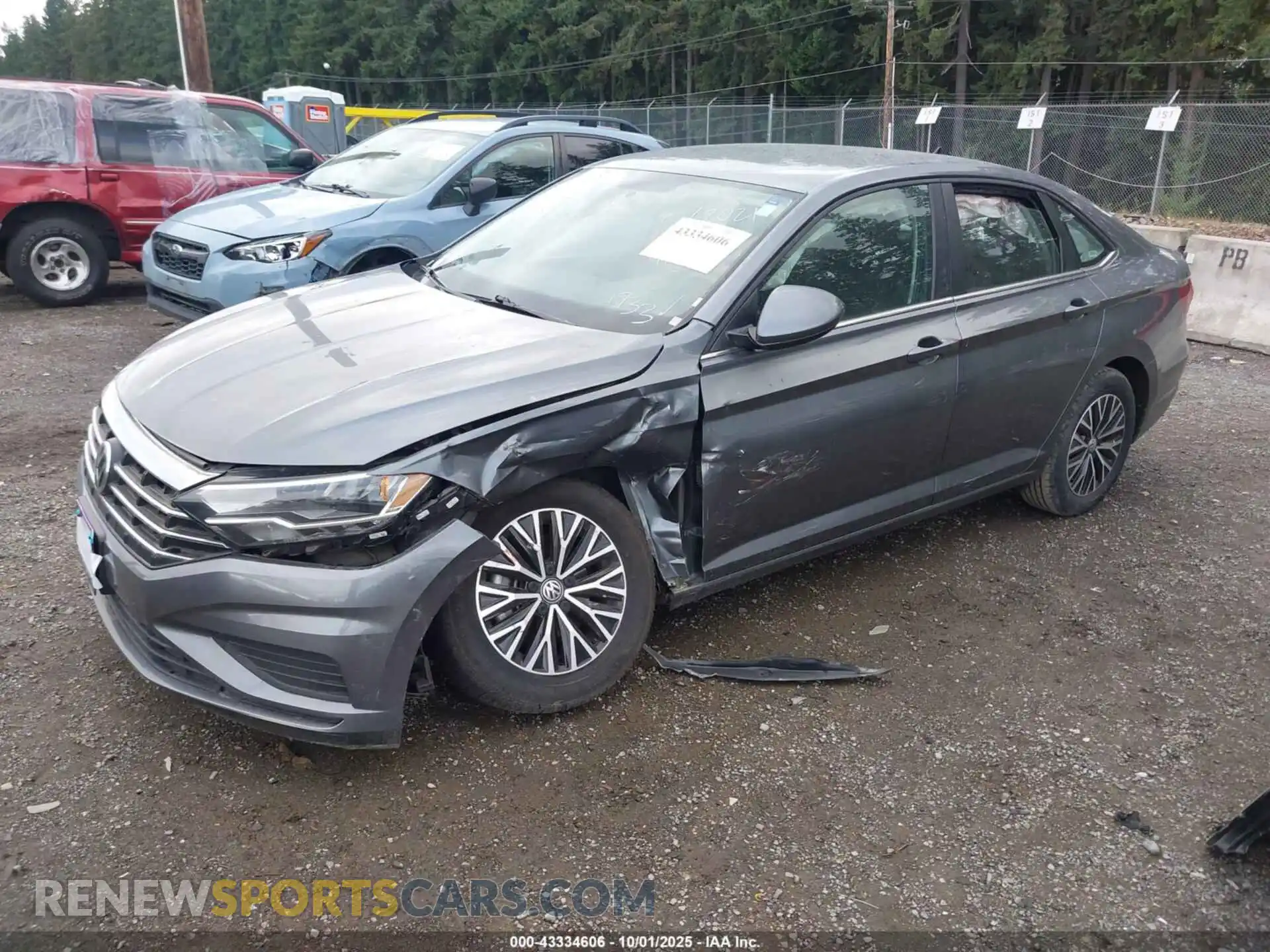 2 Photograph of a damaged car 3VWC57BU7MM031933 VOLKSWAGEN JETTA 2021