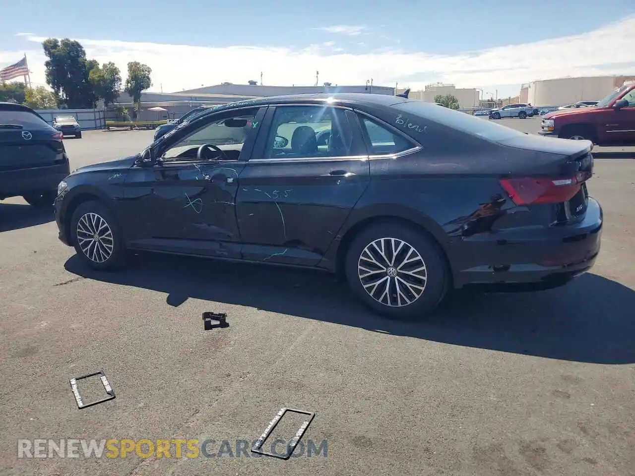 2 Photograph of a damaged car 3VWC57BU7MM053270 VOLKSWAGEN JETTA 2021