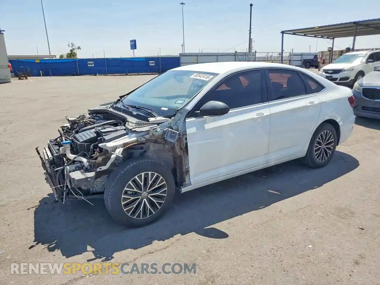 1 Photograph of a damaged car 3VWC57BU7MM078296 VOLKSWAGEN JETTA 2021