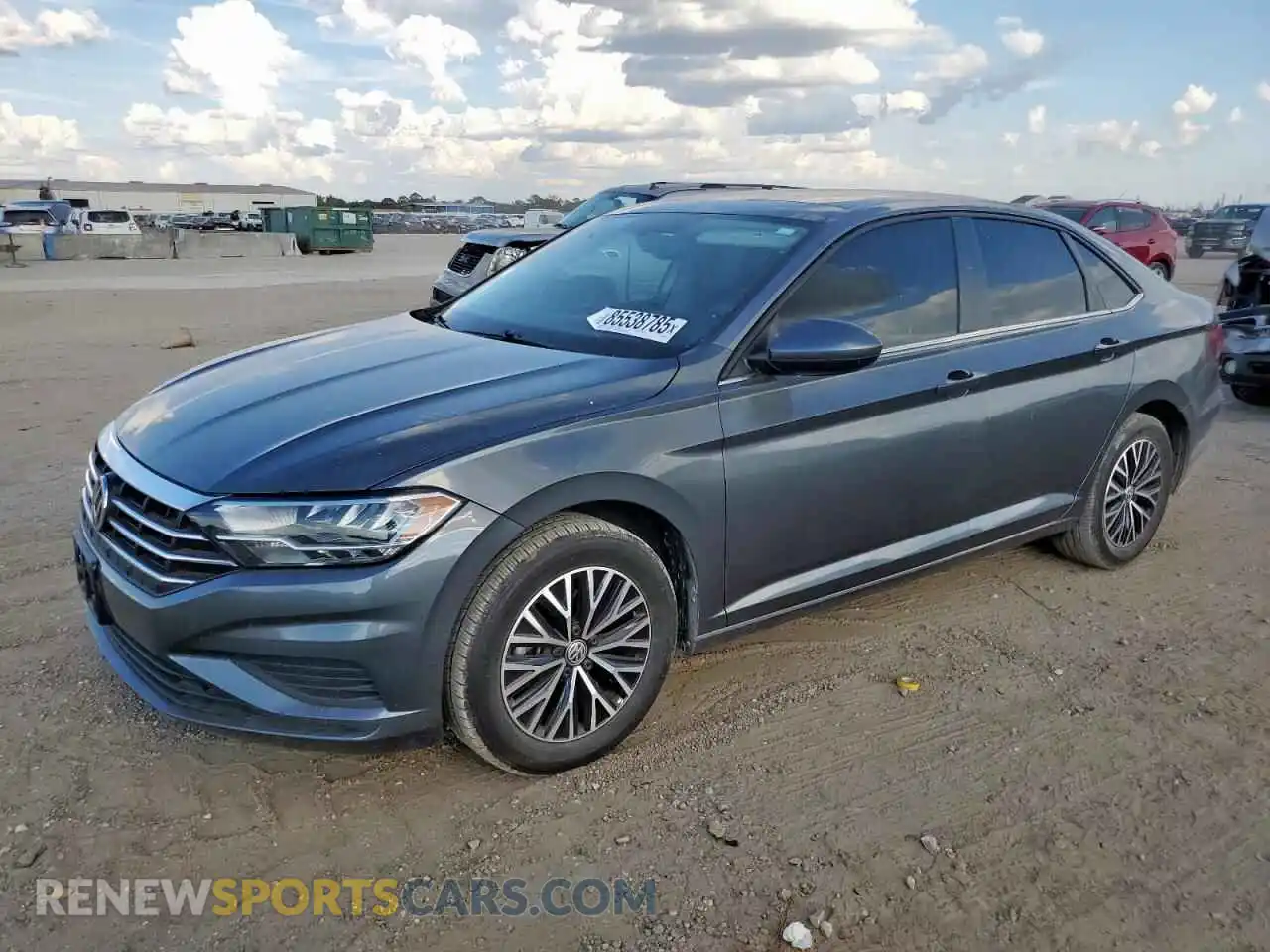 1 Photograph of a damaged car 3VWC57BU7MM080100 VOLKSWAGEN JETTA 2021