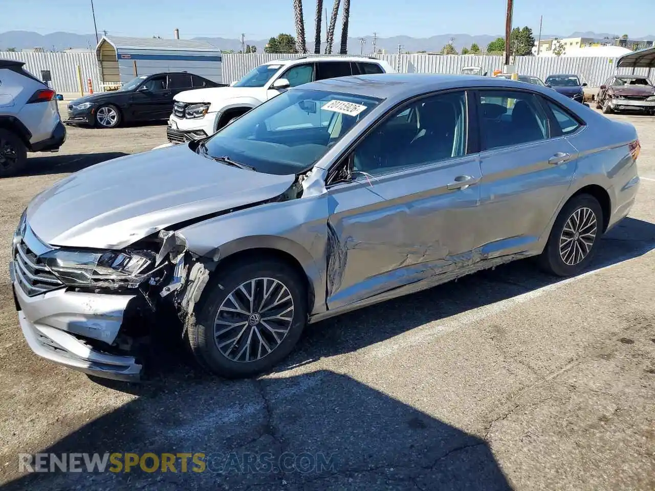 1 Photograph of a damaged car 3VWC57BU7MM080890 VOLKSWAGEN JETTA 2021